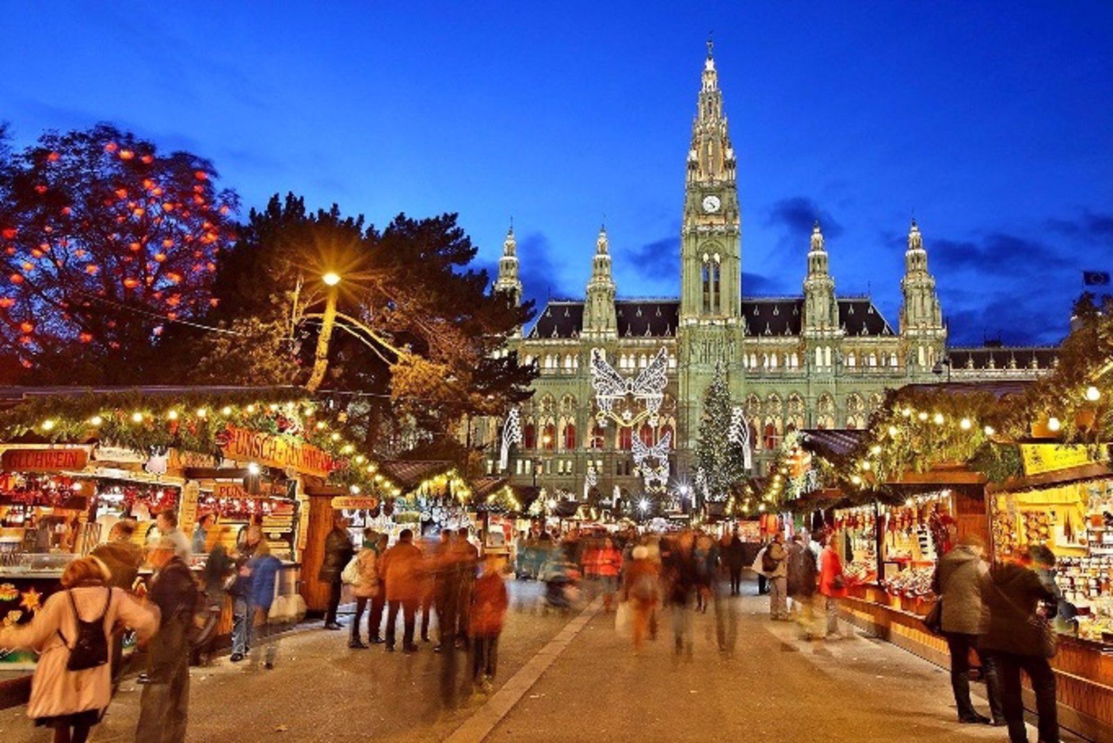 Mercadillo navideño de Viena (Austria).   POLITOURS   Archivo