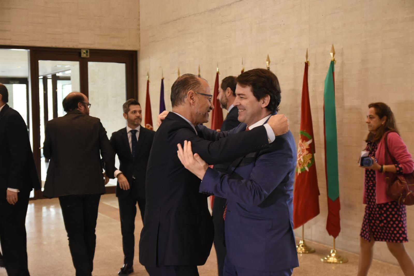 Mañueco y Luis Fuentes