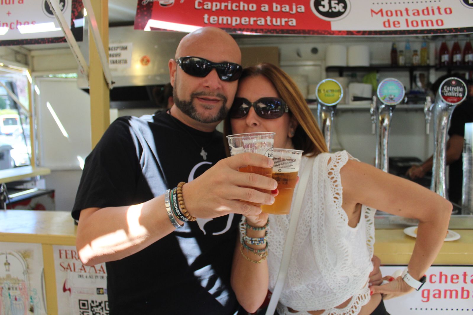 Ambiente en la Feria de Día en el mediodía de este jueves
