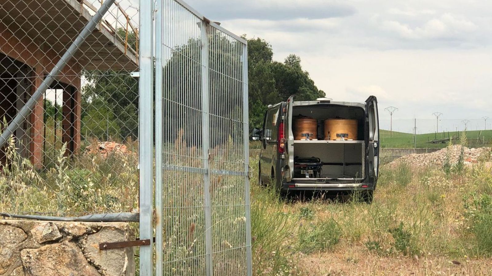Imagen de un furgón forense. Foto de archivo