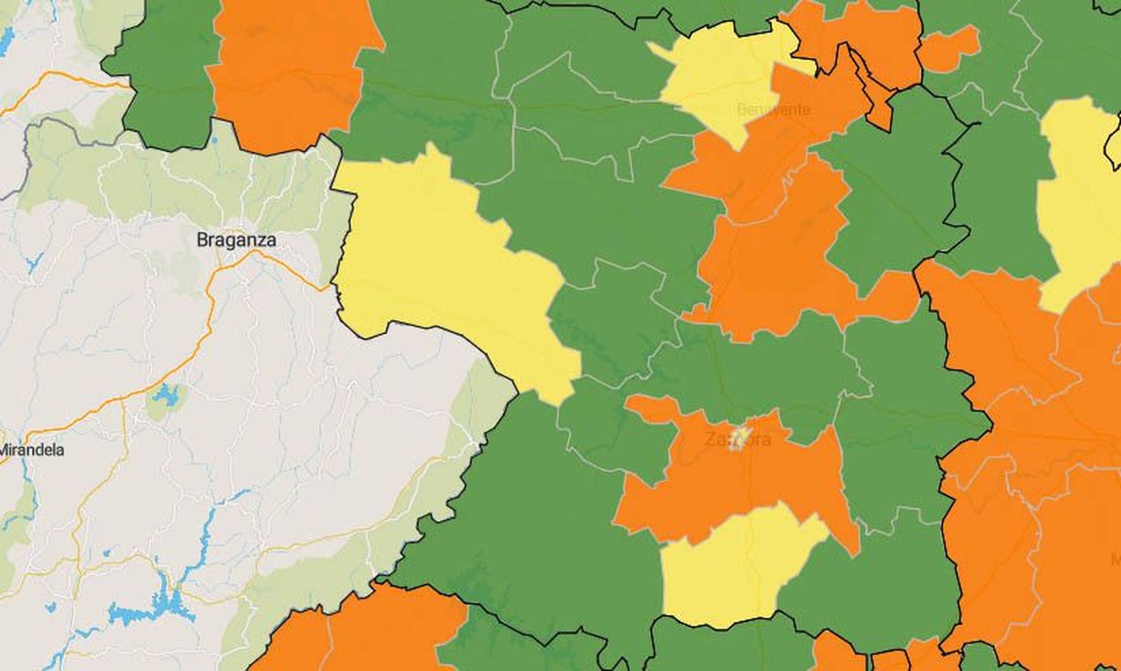 Mapa del coronavirus en Zamora: cinco zonas en peligro máximo mientras aumentan los contagios en tres territorios Mapa del coronavirus en Zamora: cinco zonas en peligro máximo mientras aumentan los contagios en tres territorios