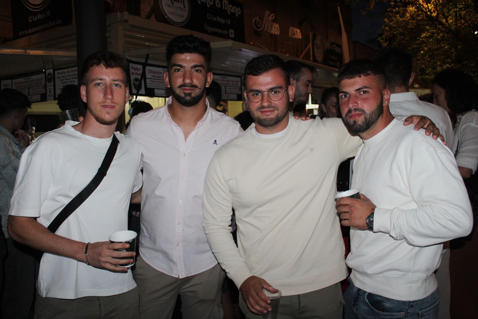 Ambiente en la Feria de Día en la tarde de este