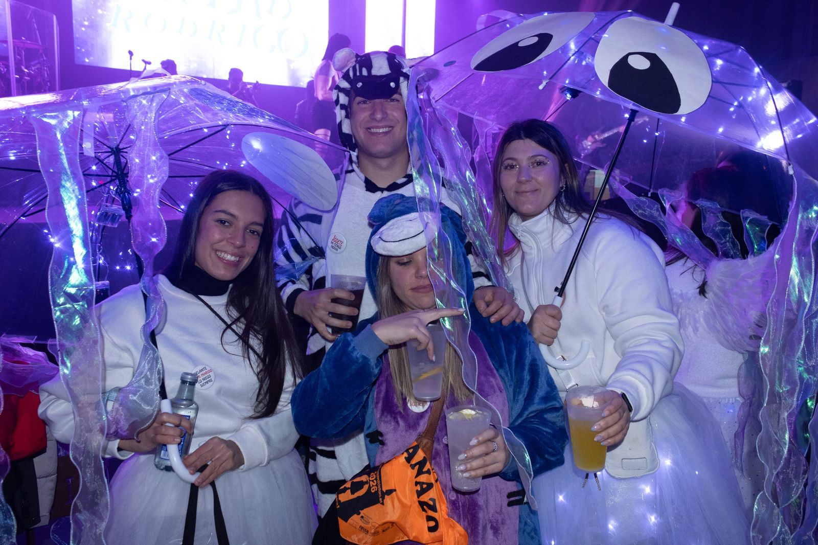 Salamanca de noche, sábado del Carnaval del Toro de Ciudad Rodrigo