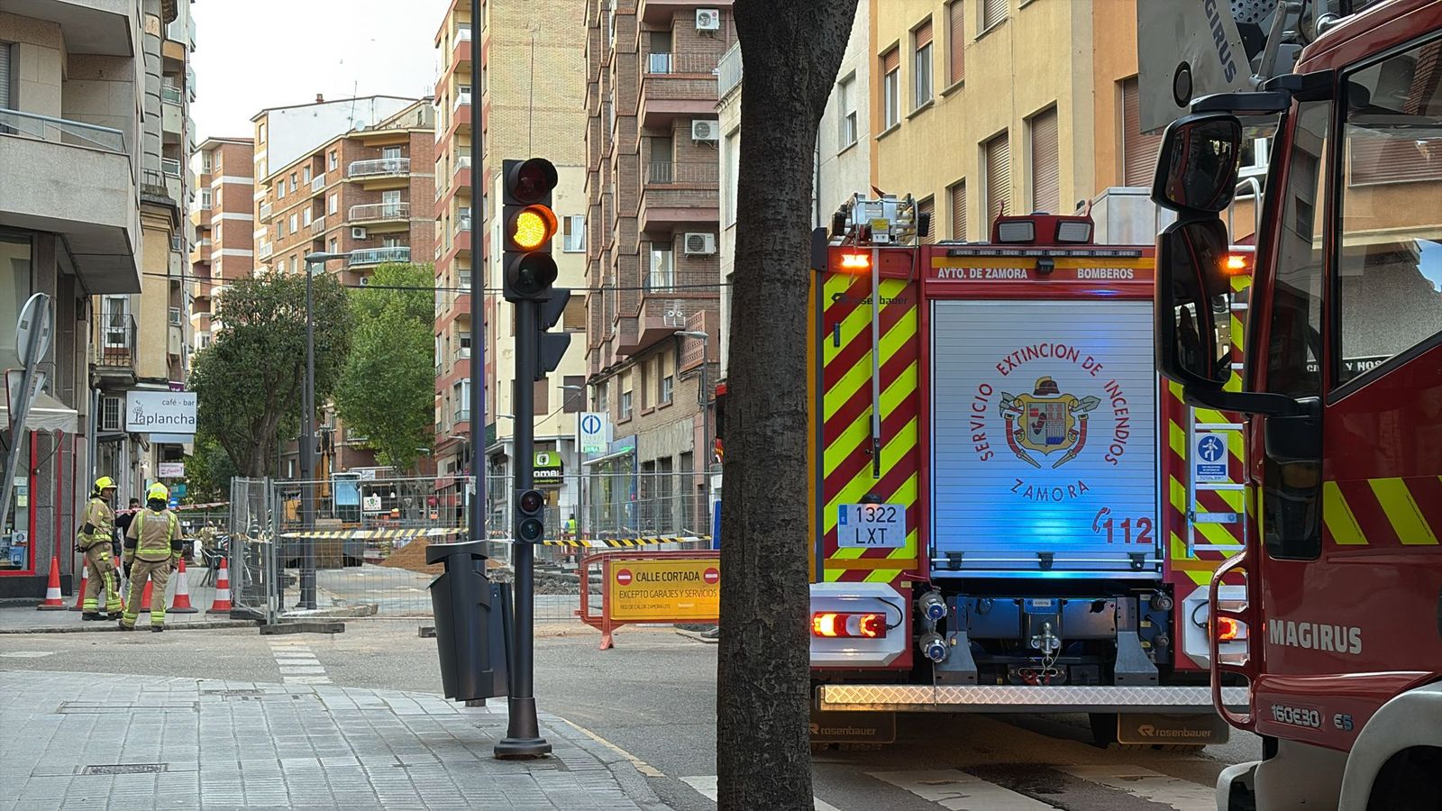 Un fuerte olor a gas moviliza a los bomberos y en Zamora capital.