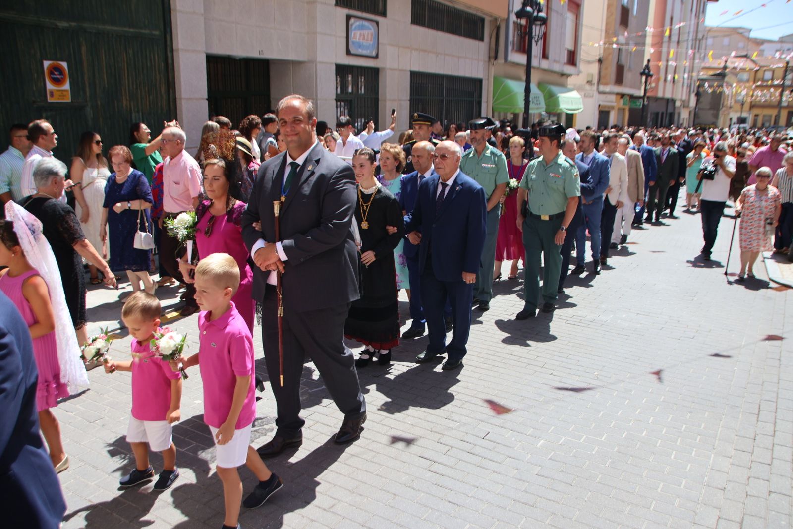 Procesión y ofrenda floral en honor de Nuestra Señora de la Asunción en Guijuelo