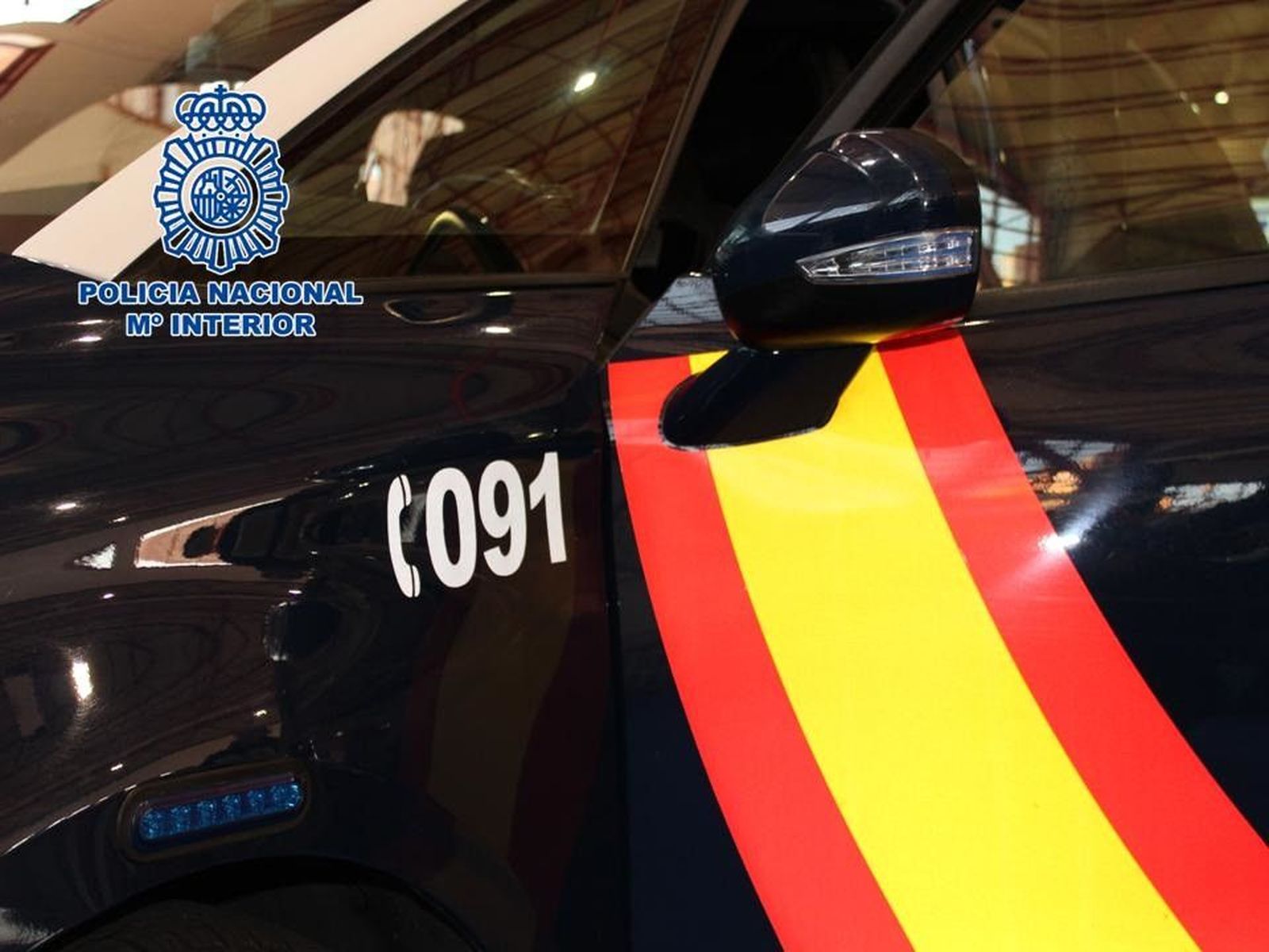 Coche patrulla de la Policía Nacional