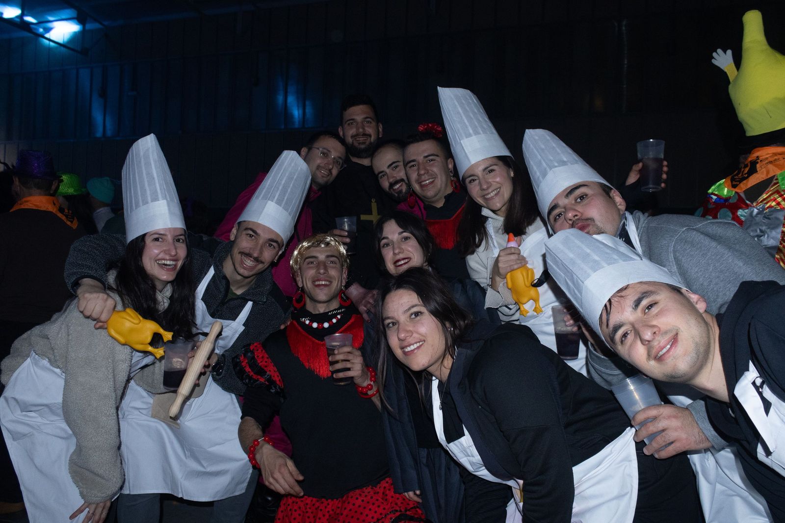 Salamanca de noche, sábado del Carnaval del Toro de Ciudad Rodrigo
