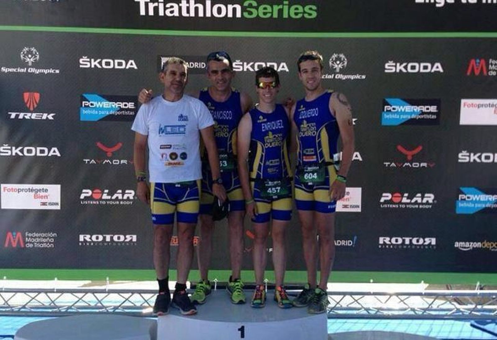 El Triatlón Duero participa en las Skoda Series-Villa de Madrid