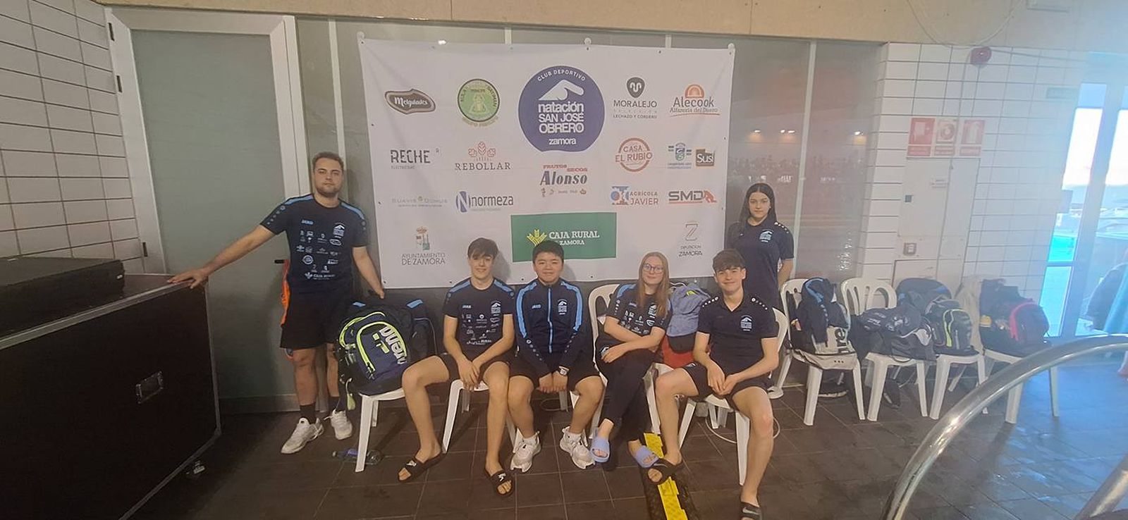 Los infantiles del CD Natación San José Obrero en el campeonato regional