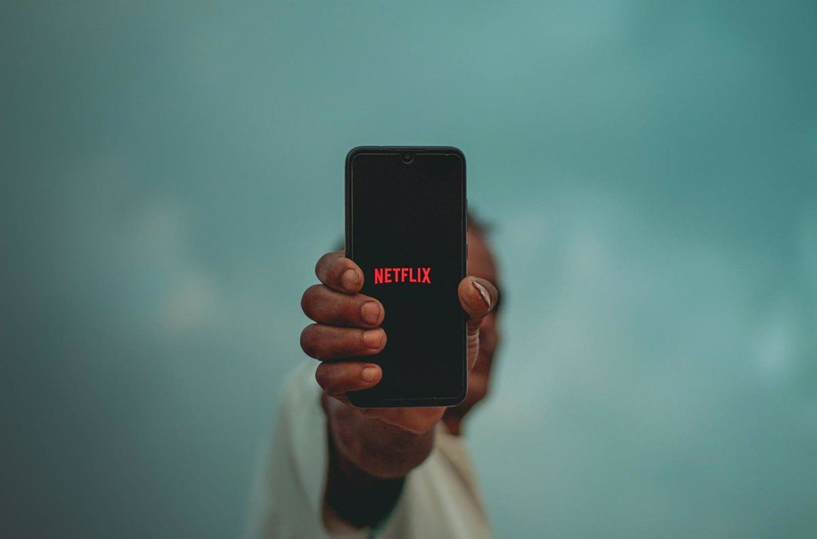 Aplicación de Netflix en un móvil. EP