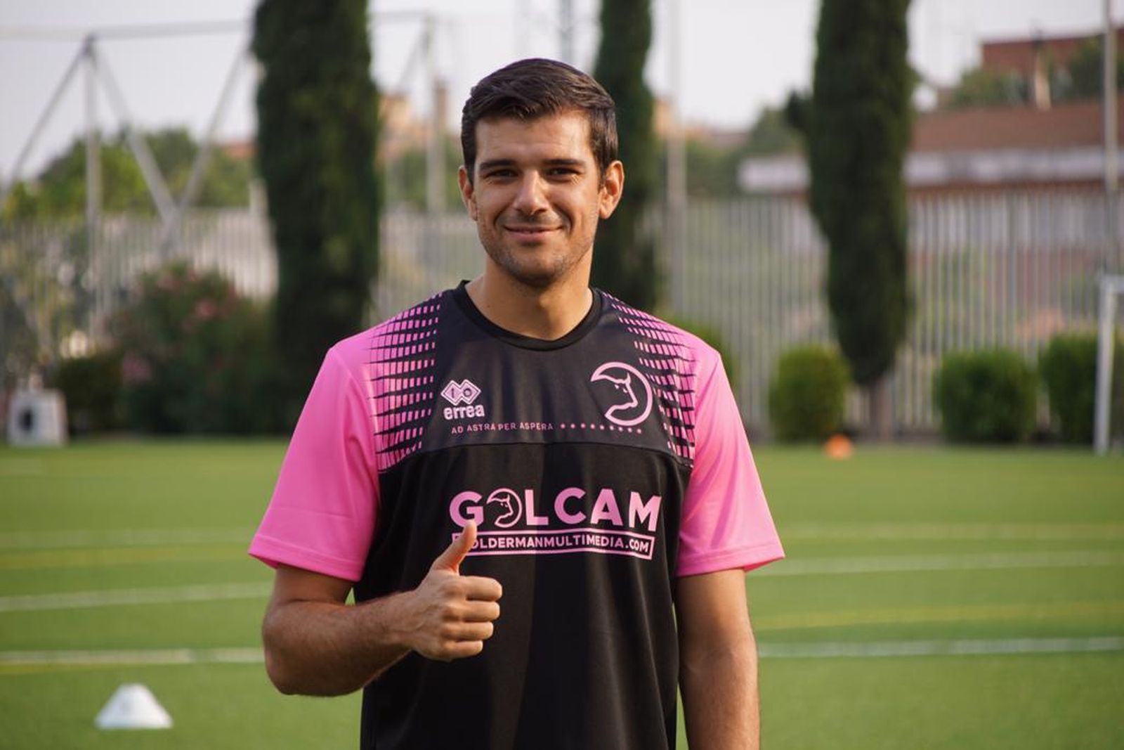 De la Nava, en un entrenamiento con Unionistas | FOTO SALAMANCA24HORAS.COM