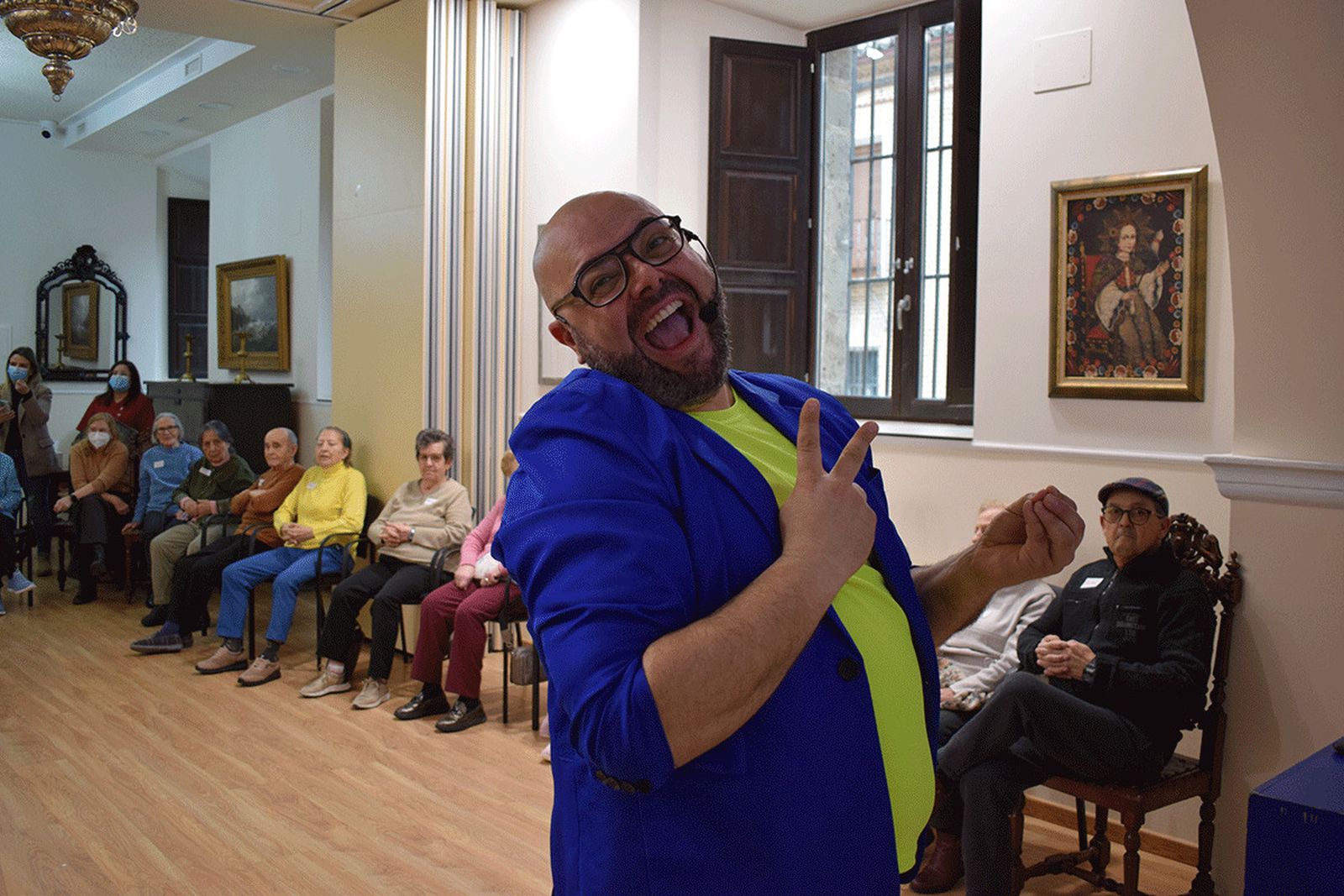 La residencia Palacio de Valparaíso disfruta de la magia de Julito Rapado