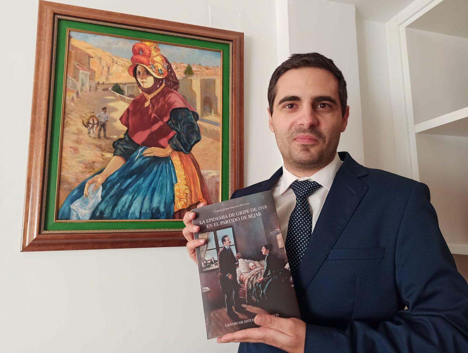 Carlos Javier Salgado Fuentes, autor del libro La epidemia de gripe de 1918 en el partido de Béjar