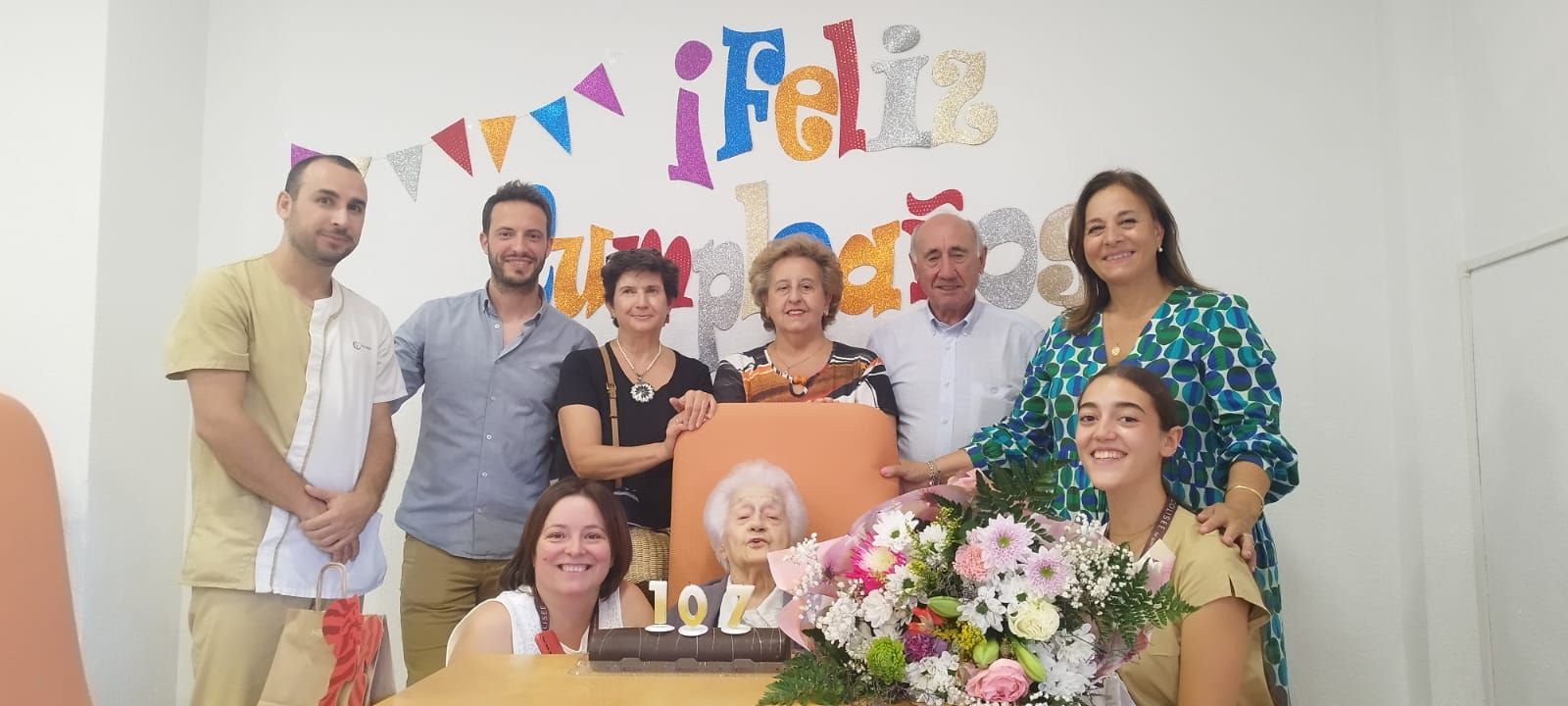 Lola González Varea celebra su cumpleaños número 107