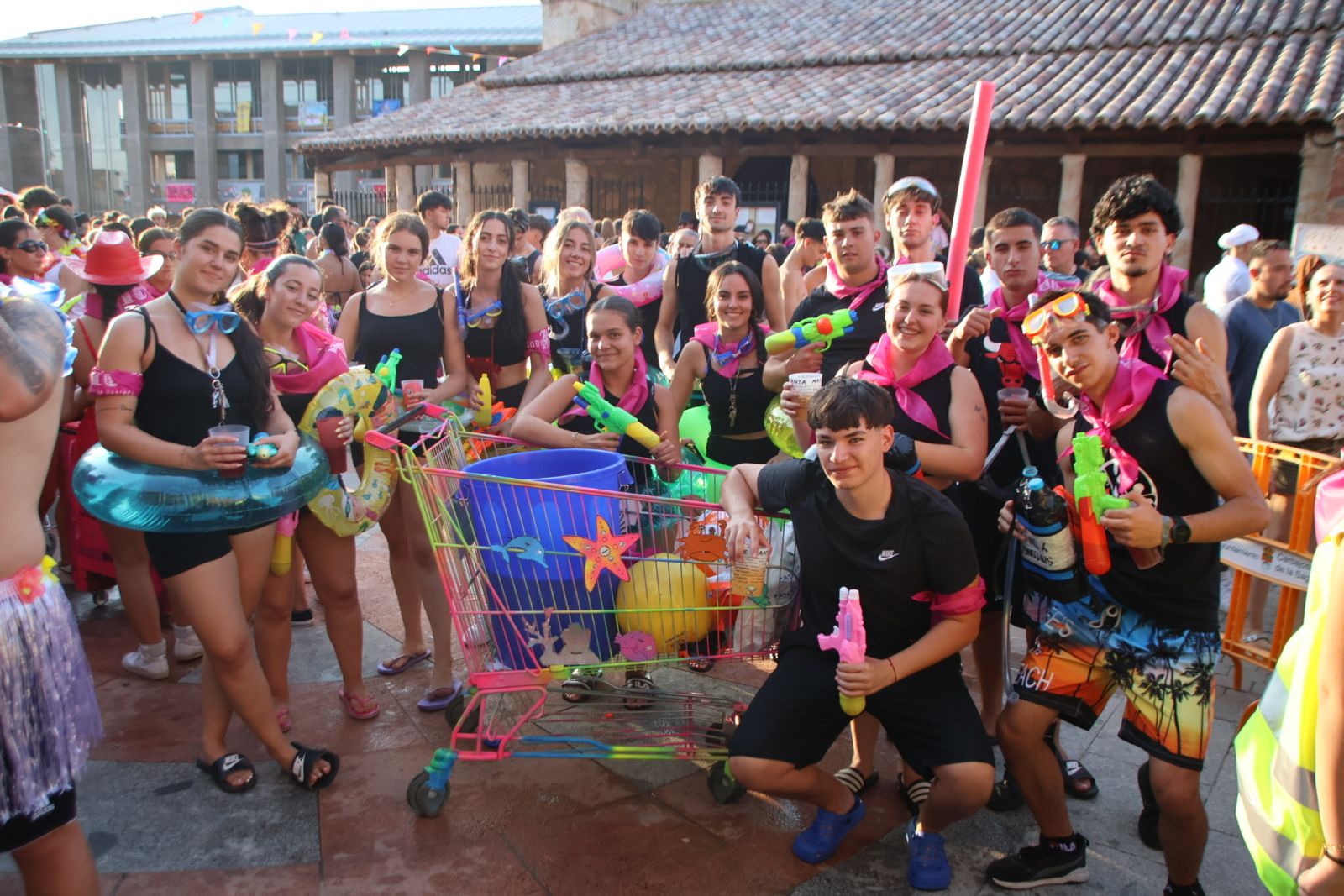 Chupinazo en Carbajosa con batucad