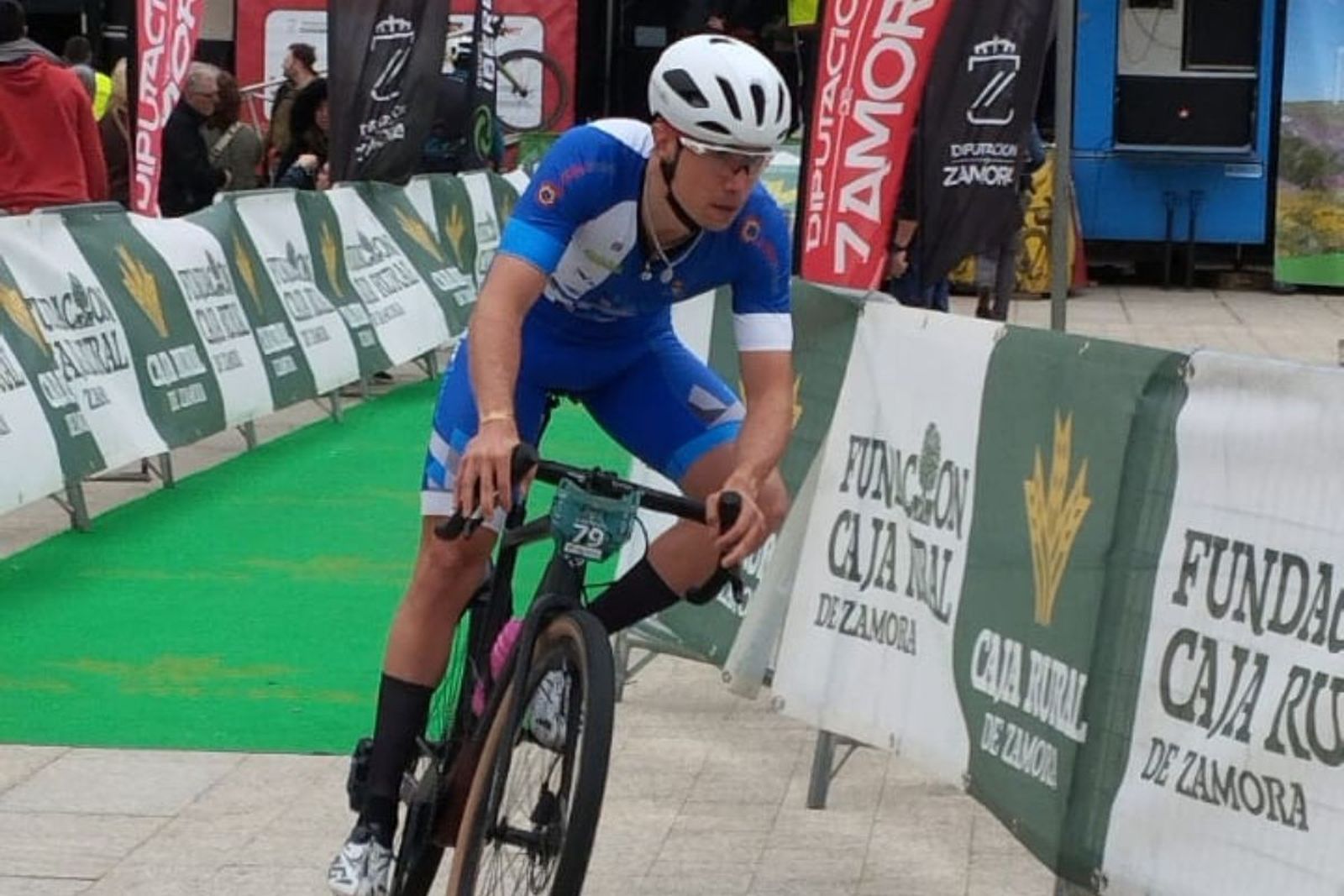 Alberto Muñoz, primer clasificado de la contrarreloj Campos 150