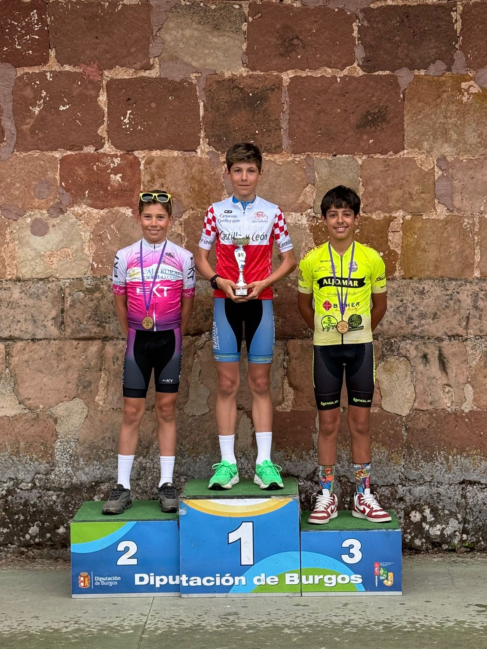 Podium Enzo García en el Campeonato de Castilla y León de Ruta de Escuelas