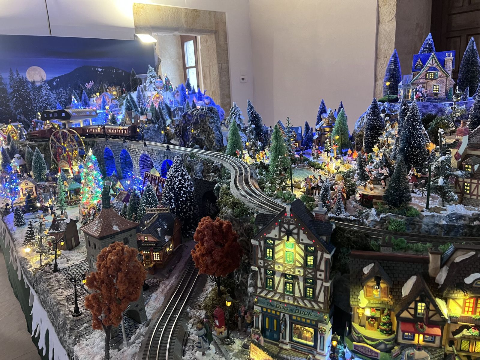 Ciudad de Navidad en la Torre de los Anaya