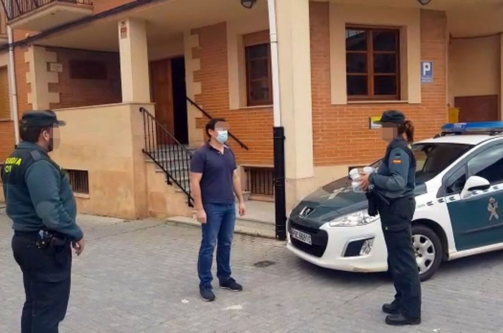 Guardia civil mascarillas