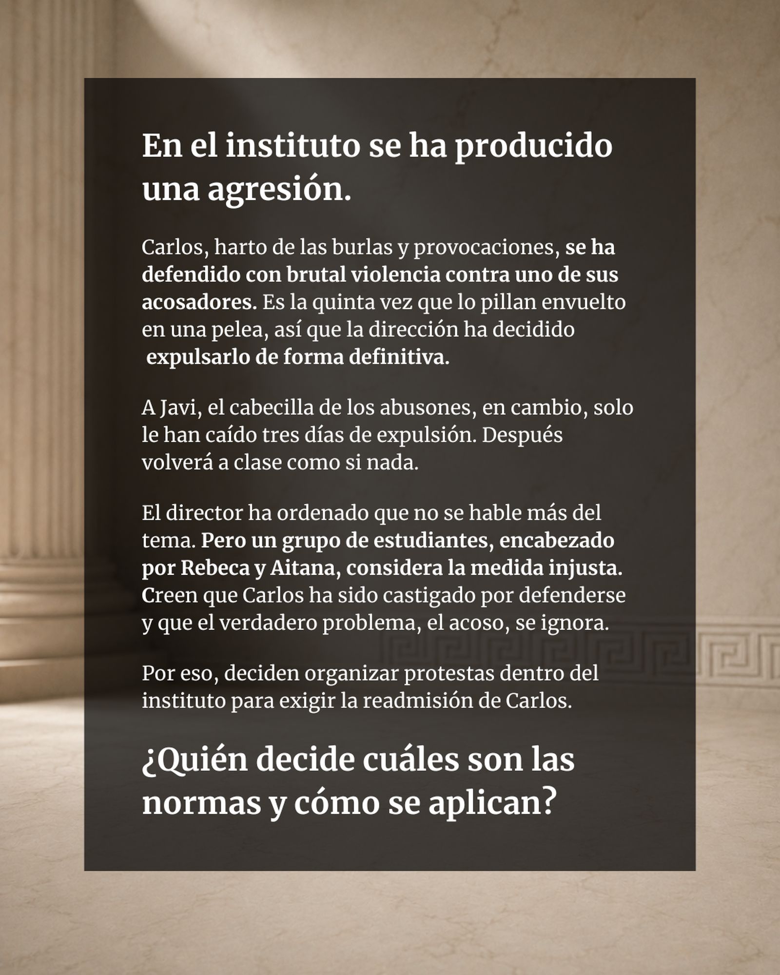 Sinopsis de la obra de teatro