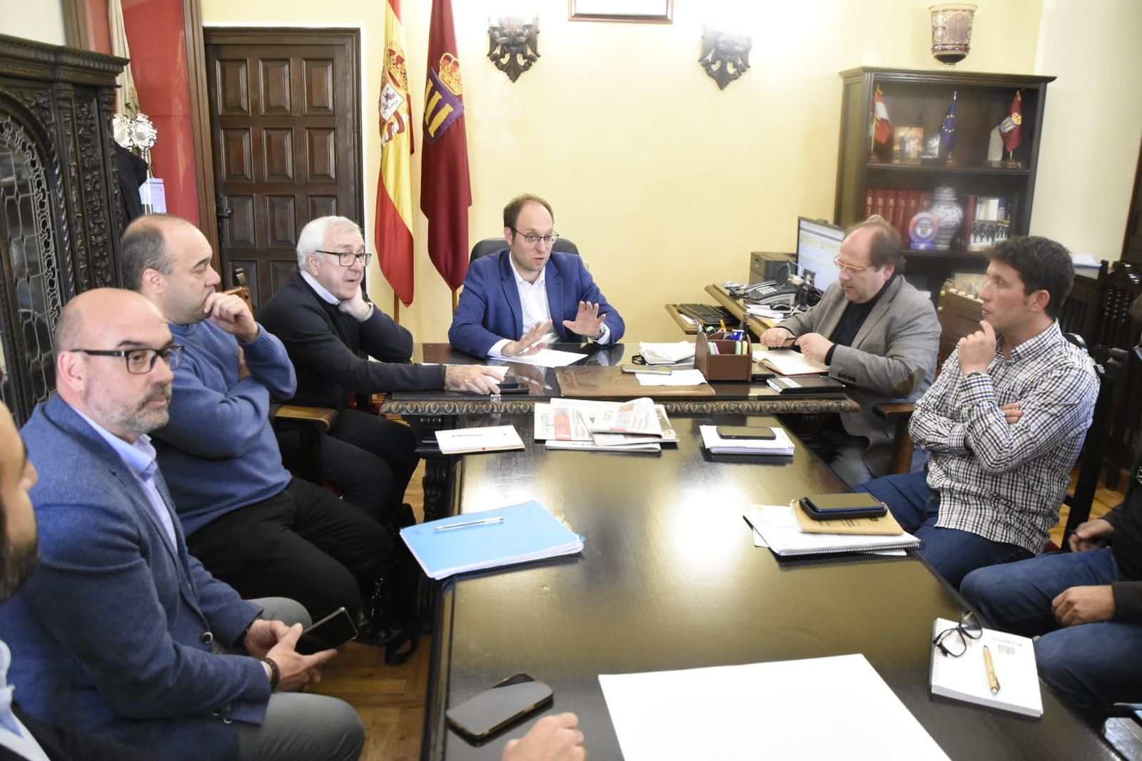 Reunión de los alcaldes de Ciudad Rodrigo, Puebla de Sanabria y La Bañeza