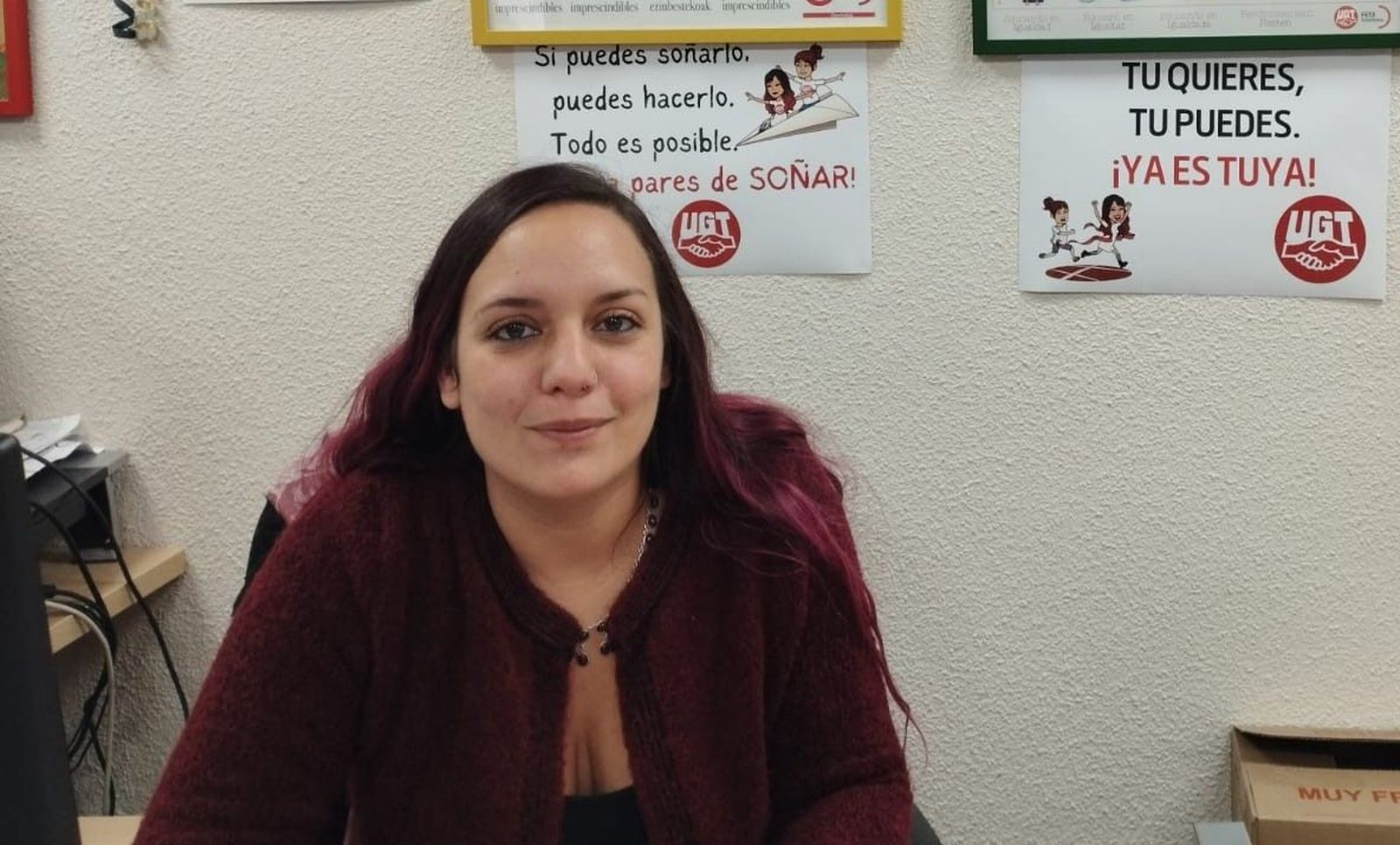 Brenda Melero Ventola, Secretaria de Enseñanza UGT Salamanca.