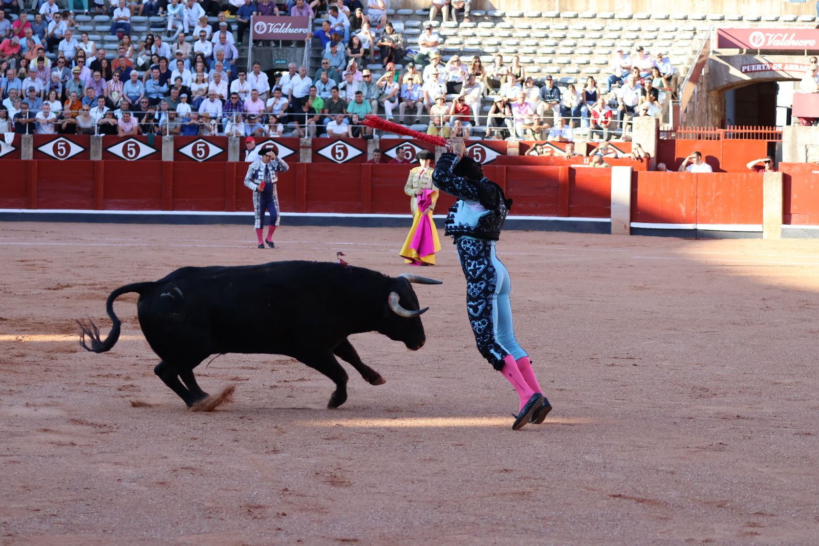 La Glorieta revive el aroma de la feria taurina con el primer festejo: Lea Vicens, Raquel Martín y Olga Casado