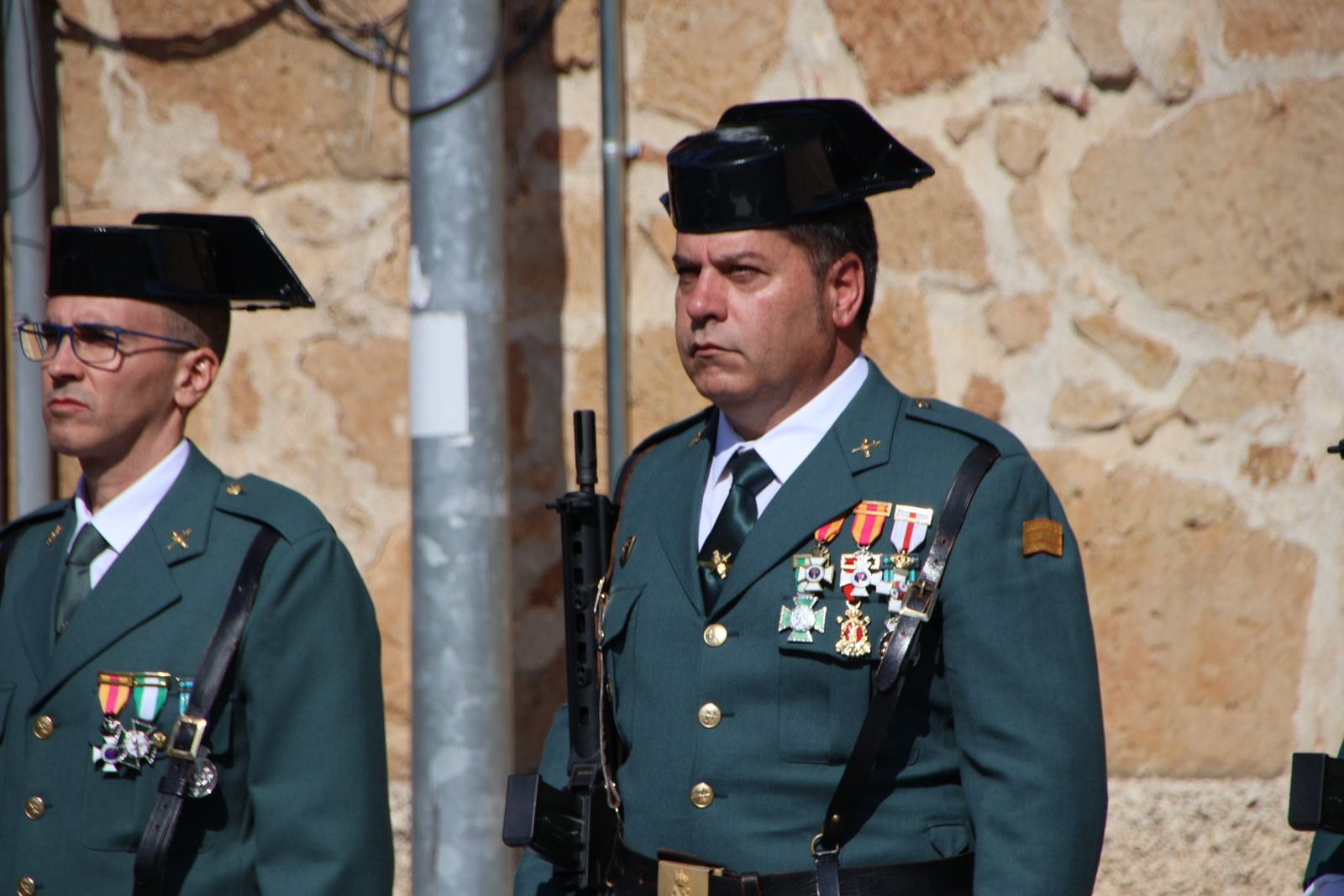 Inauguración glorieta a la Guardia Civil en Villares de la Reina