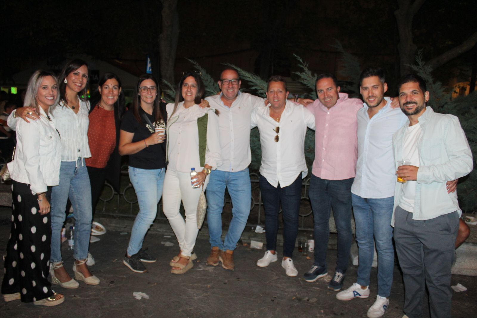 Ambiente en la Feria de Día en la tarde de este