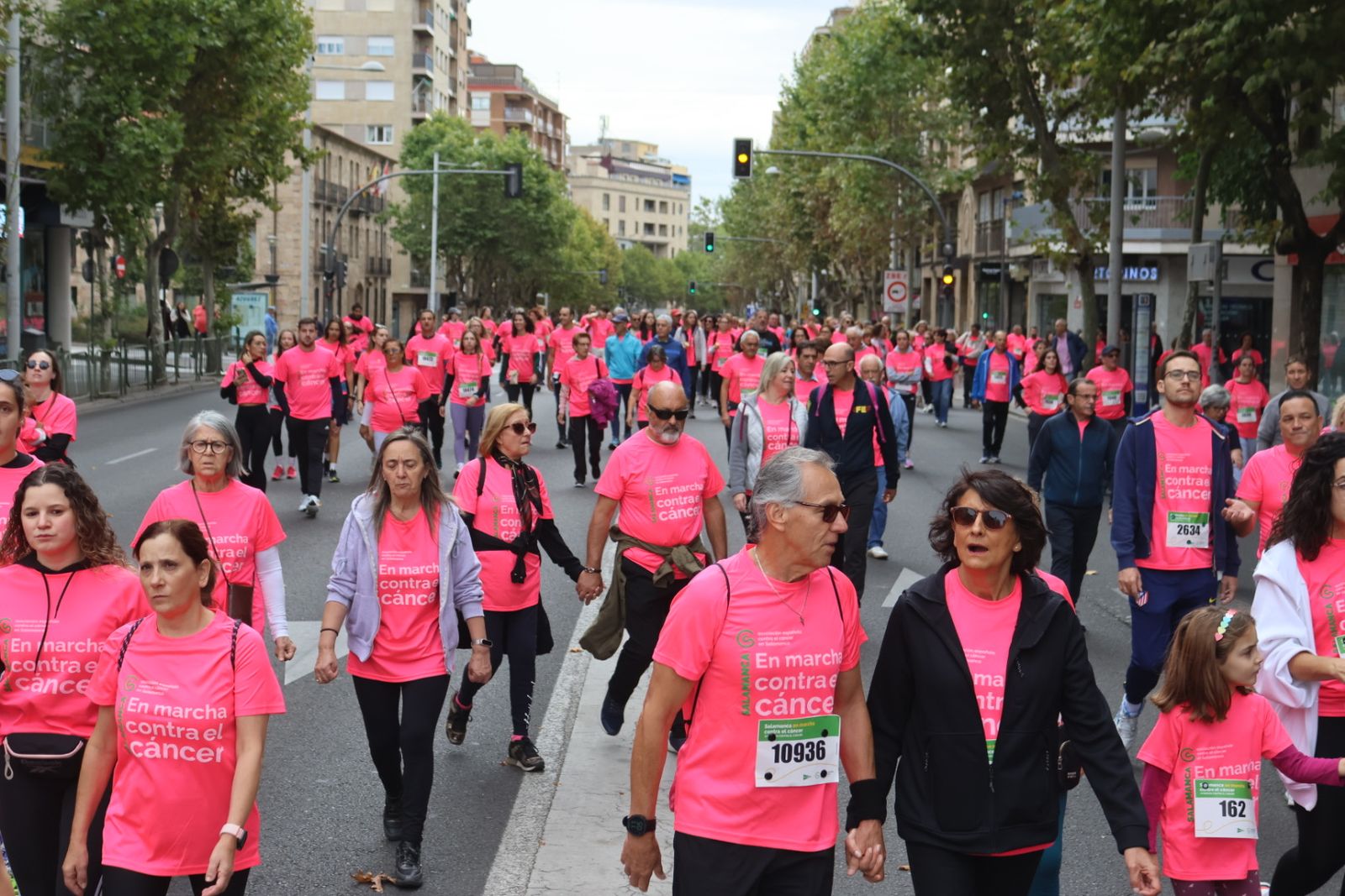 La marcha contra el cáncer vuelve a Salamanca un año más