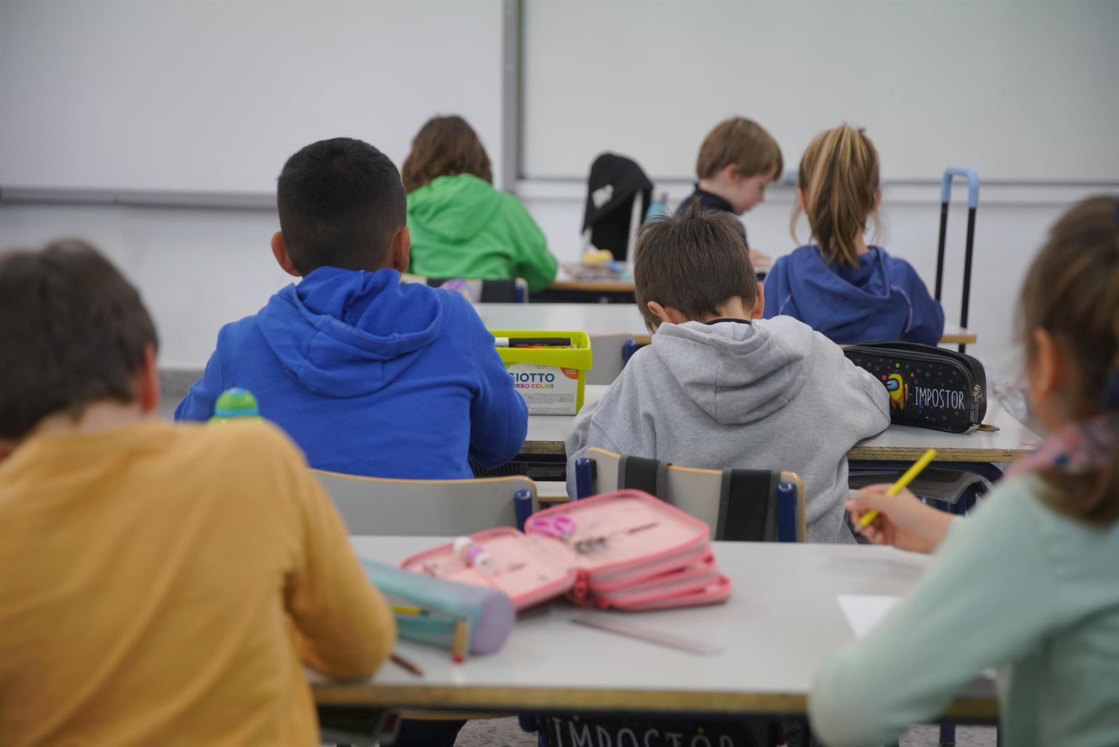 Aula de Primaria. Archivo