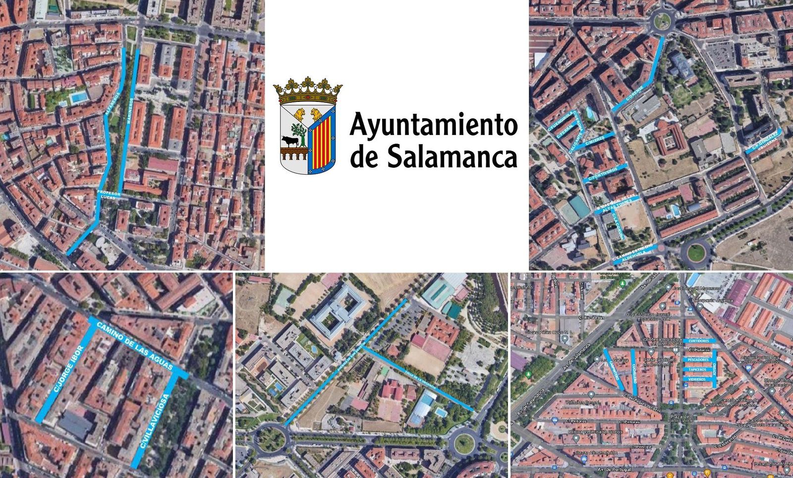 Renovación de redes de agua. Ayto Salamanca