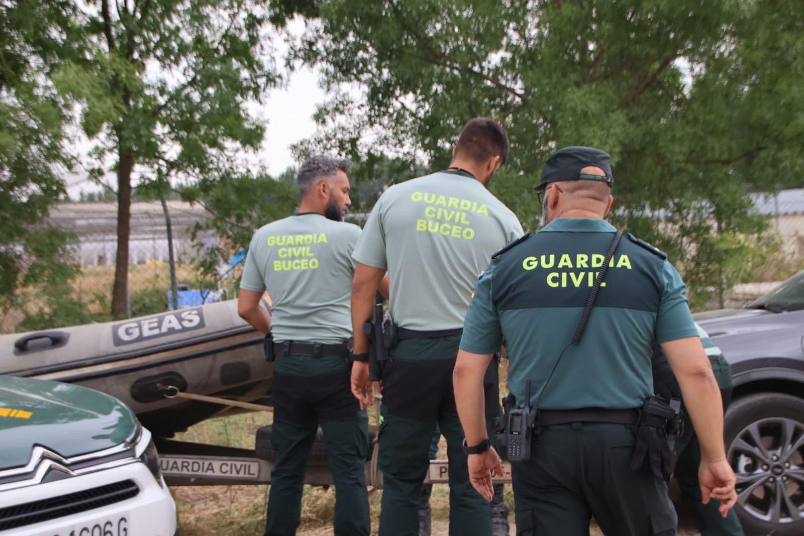 Operativo de búsqueda desplegado en Alba de Tormes para dar con el paradero del menor desaparecido en el río
