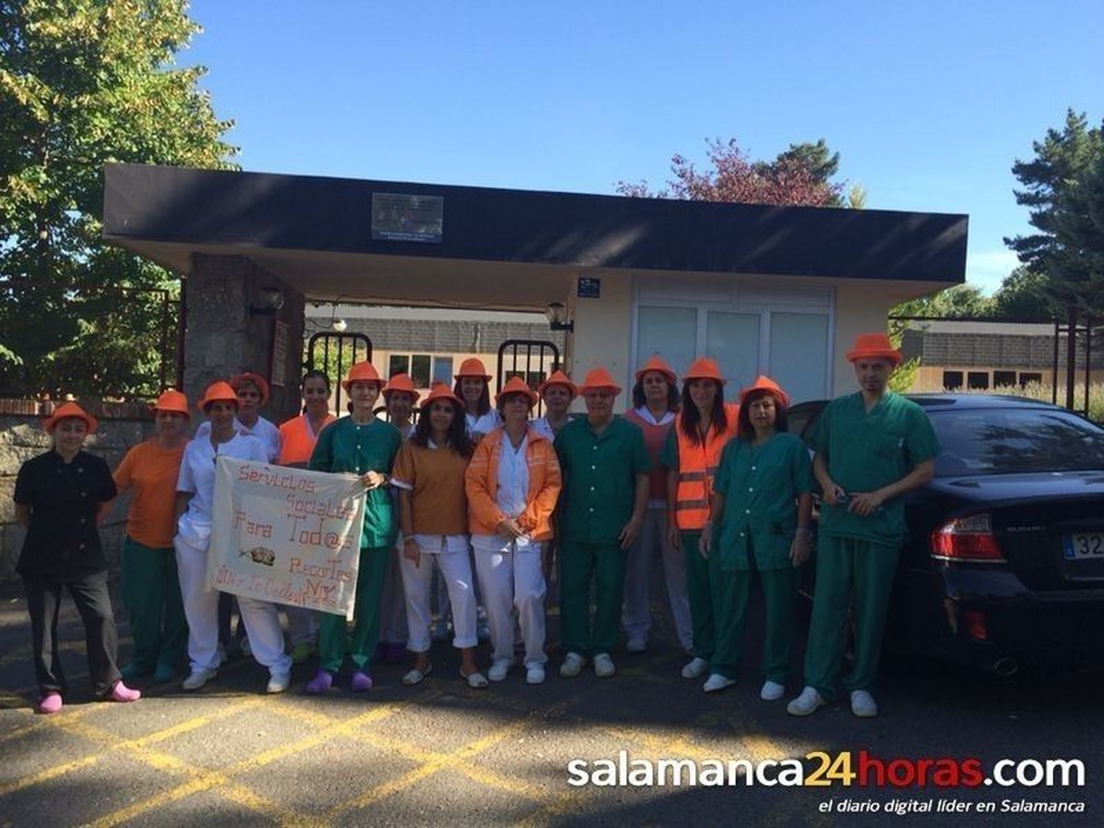 Protestas de los trabajadores sociales