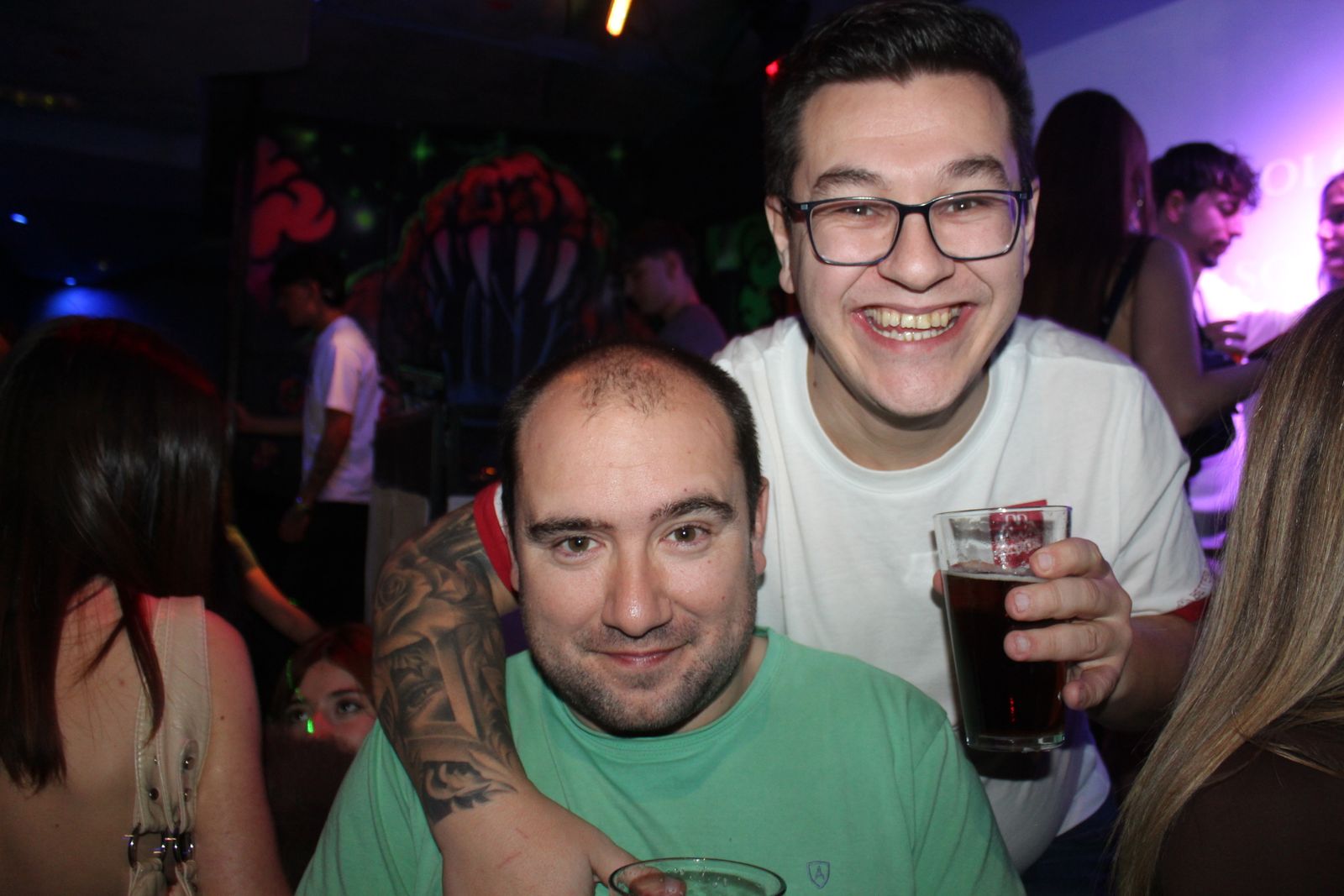 Salamanca de noche, sábado 31 de enero