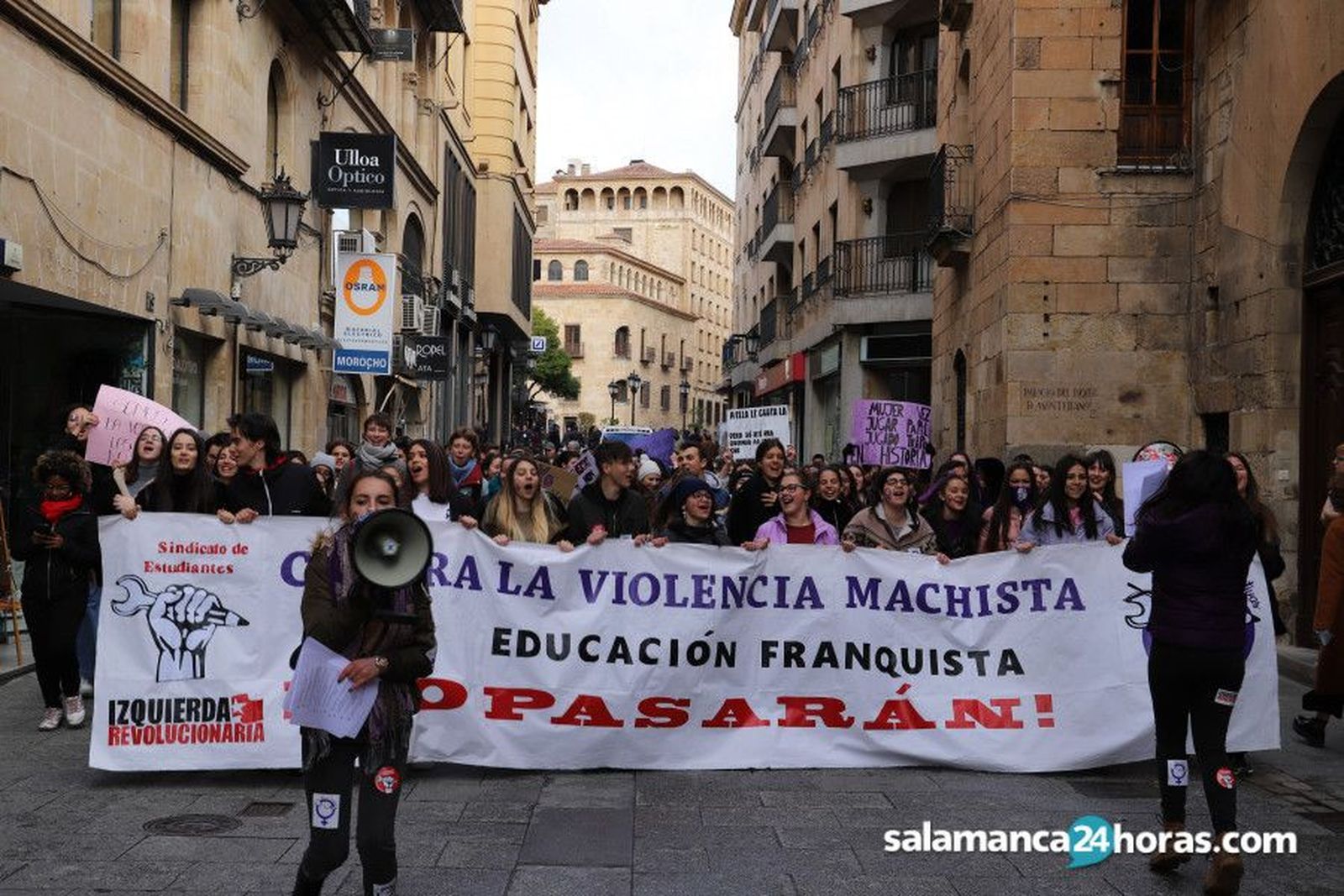Manifestación en Salamanca