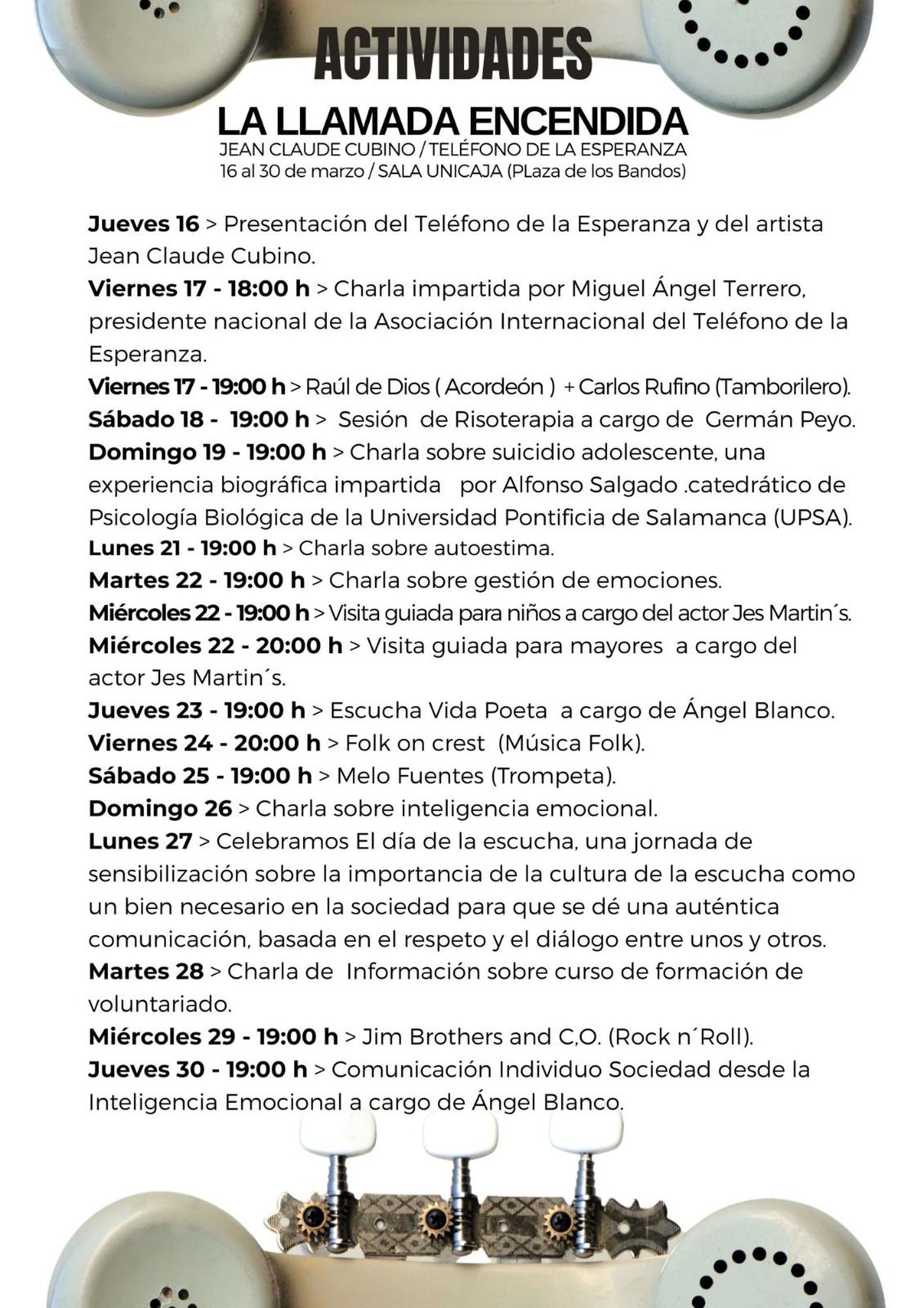 La llamada encendida