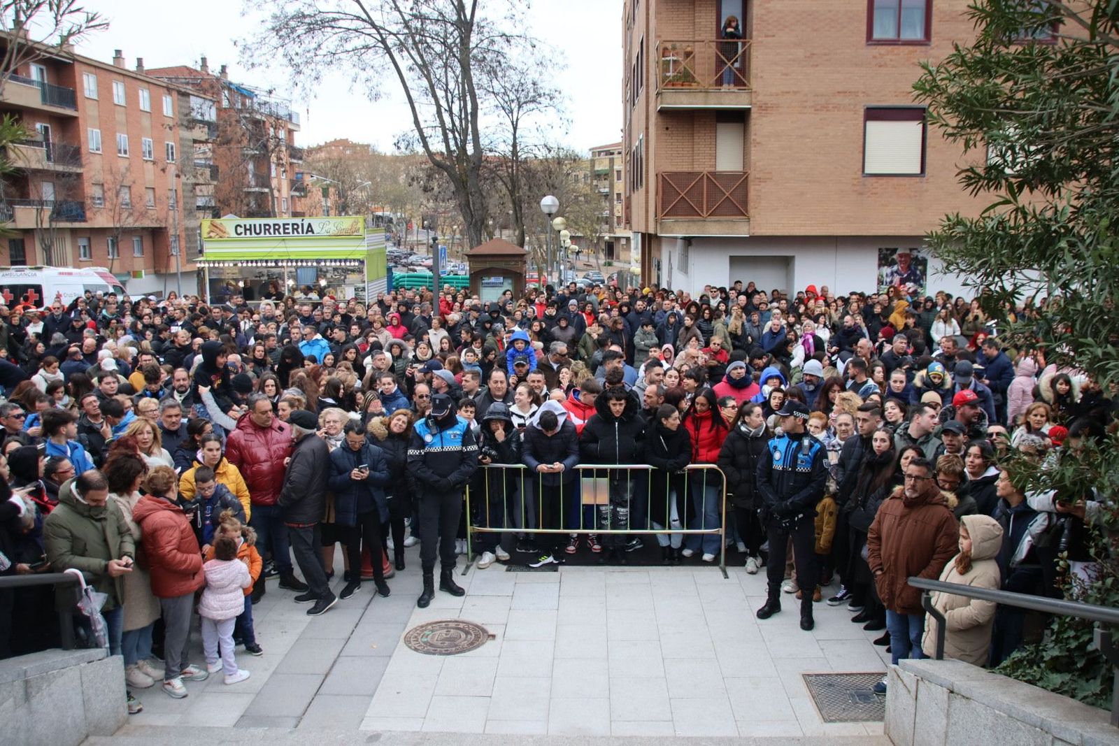 Ambiente del Cristo de la Vela en Salamanca en la Semana Santa de Salamanca 2024