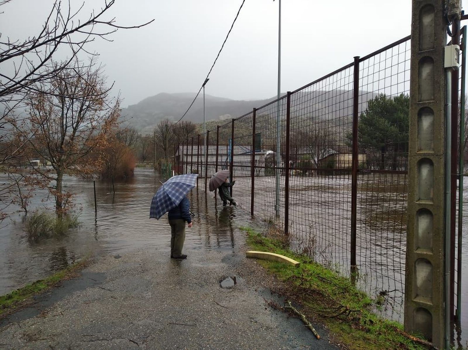 Imagen de archivo de lluvias en Sanabria