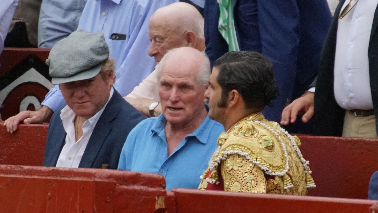 Morante con Ramón Calderón en La Glorieta