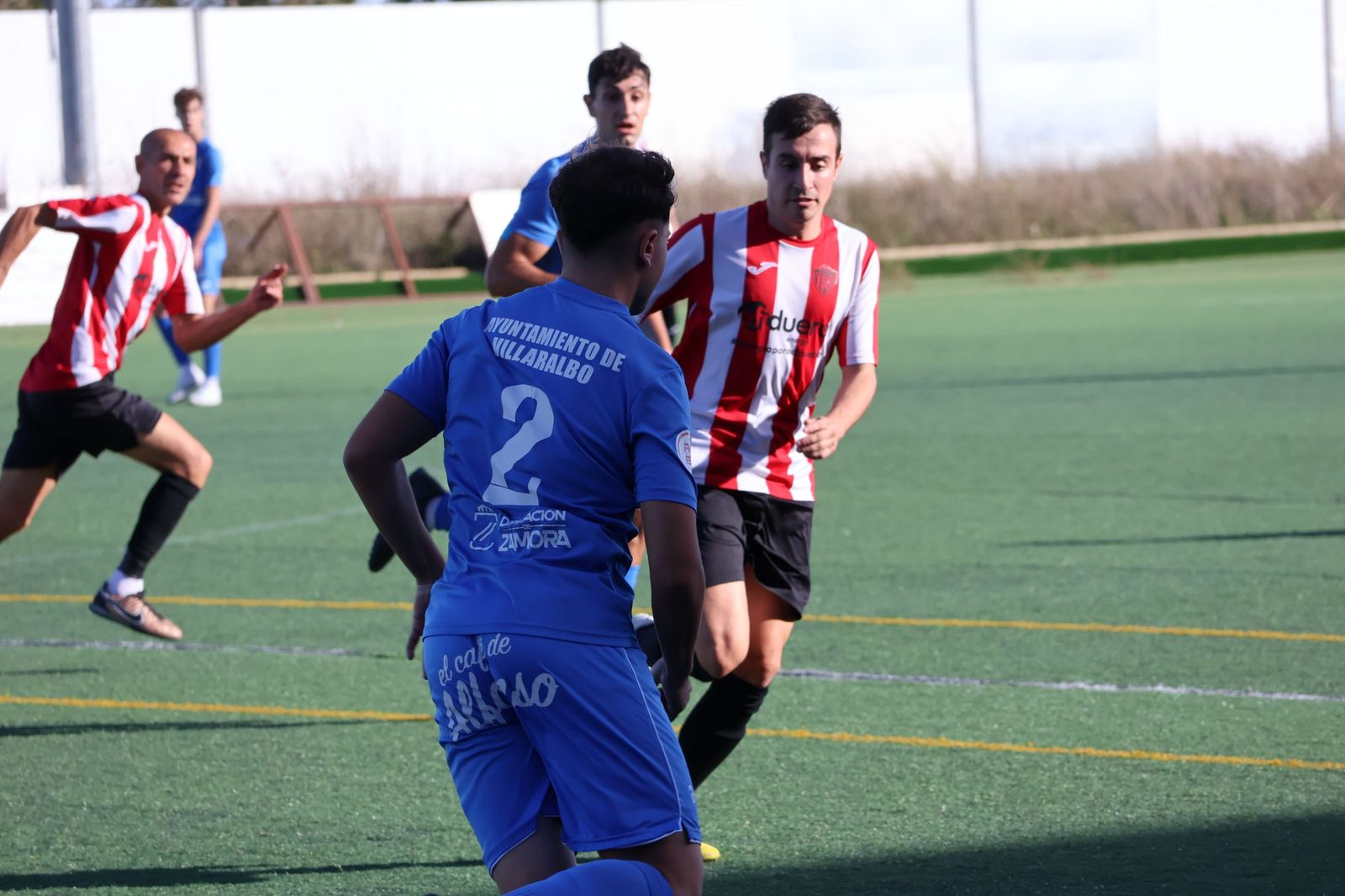 Un duelo anterior entre el CD Villaralbo B y el CD Santa Croya
