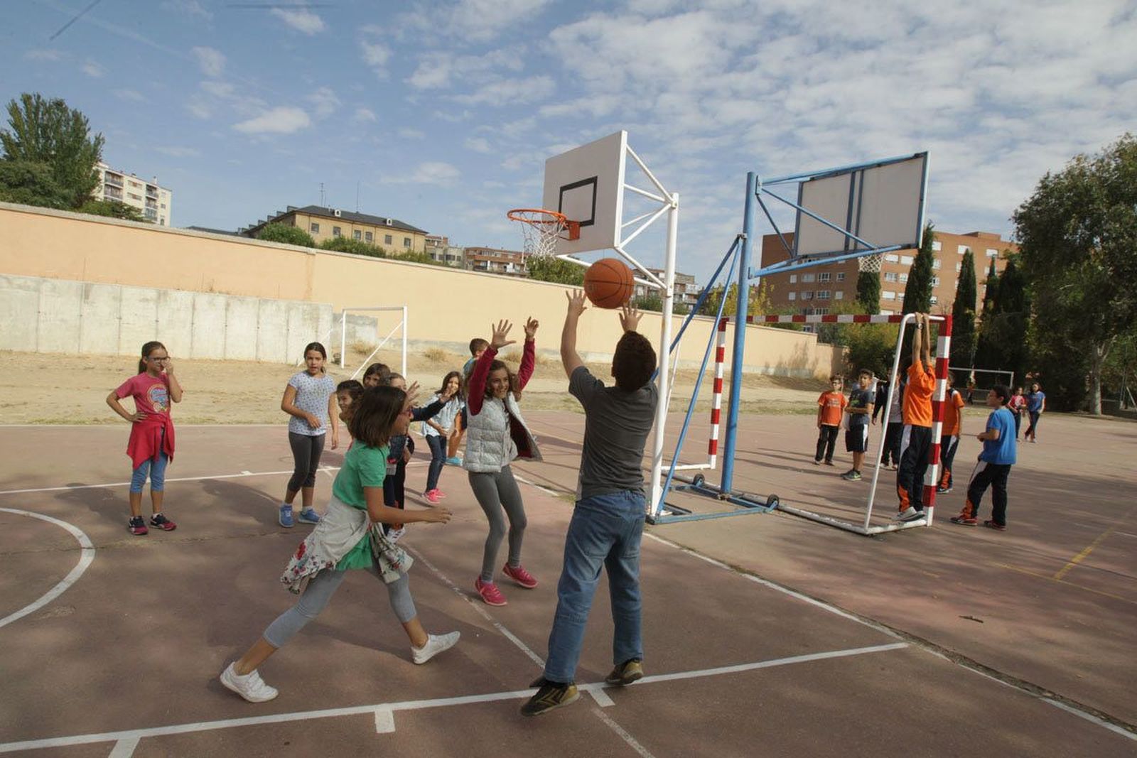 Día del deporte en la escuela.