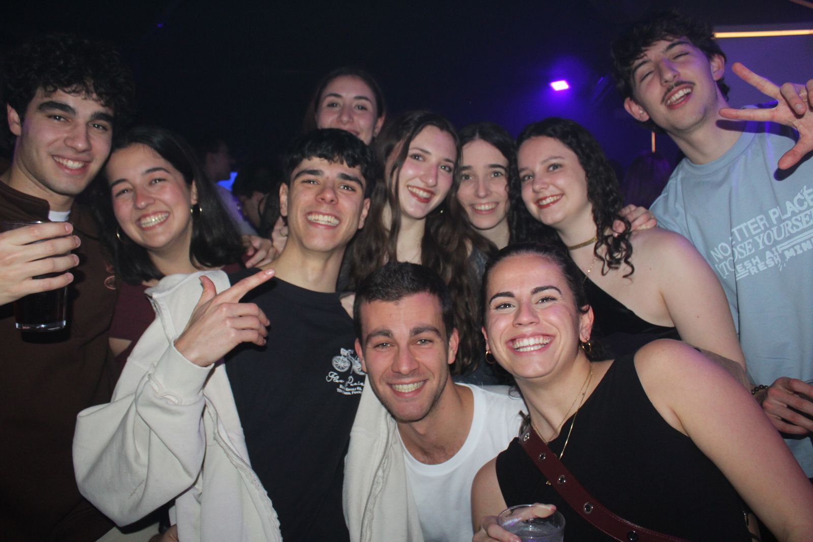 Salamanca de noche, sabado 24 de enero