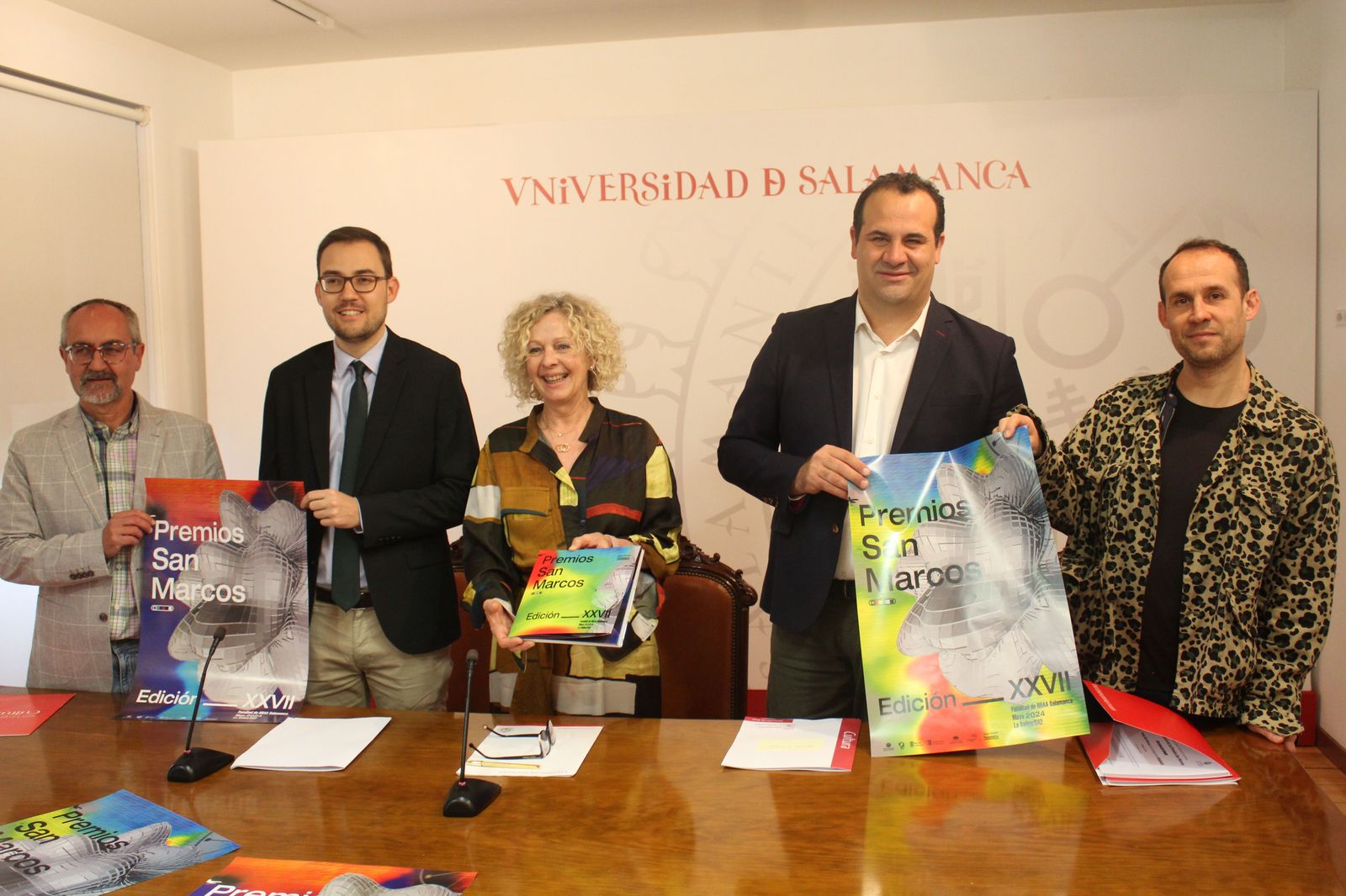 Presentación de la XXVII edición de los Premios San Marcos de la Universidad de Salamanca.