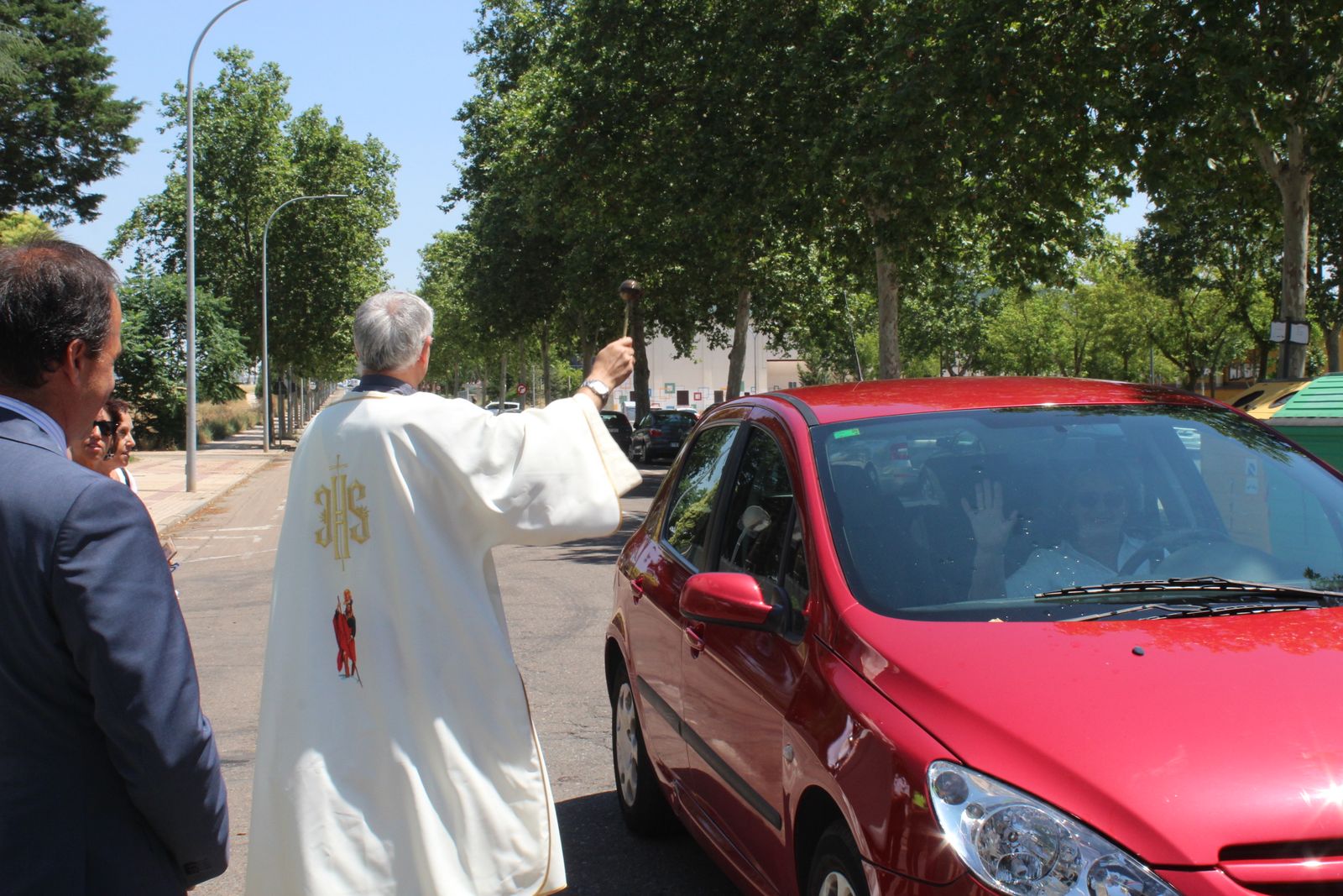 Bendición de vehículos por San Cristóbal 2025 en Salamanca