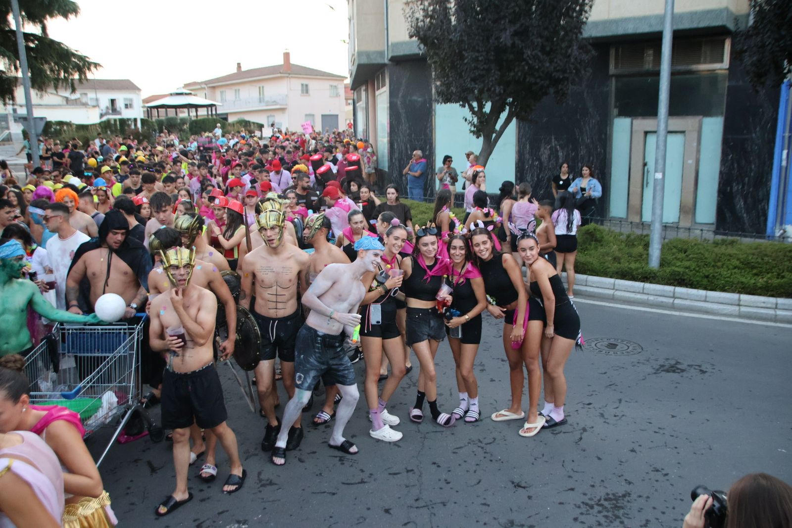 Chupinazo en Carbajosa con batucad