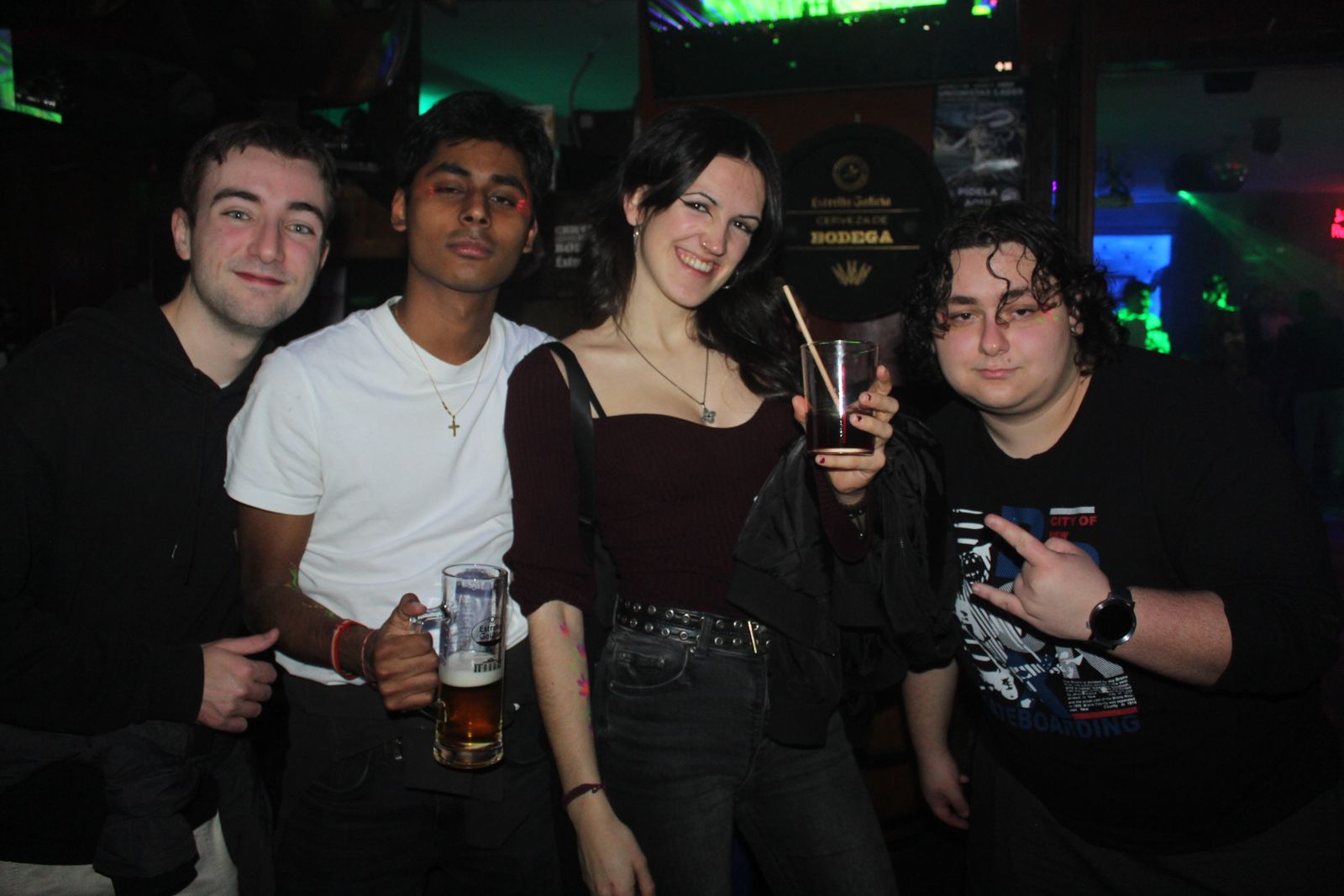 Salamanca de noche, jueves 29 de enero