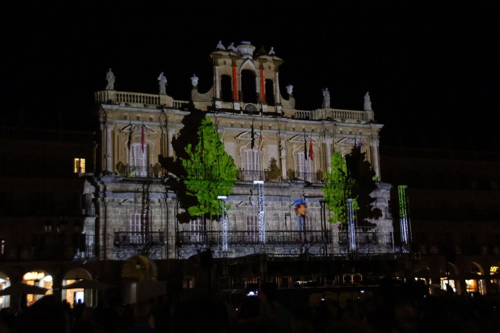 Mapping en la Plaza Mayor