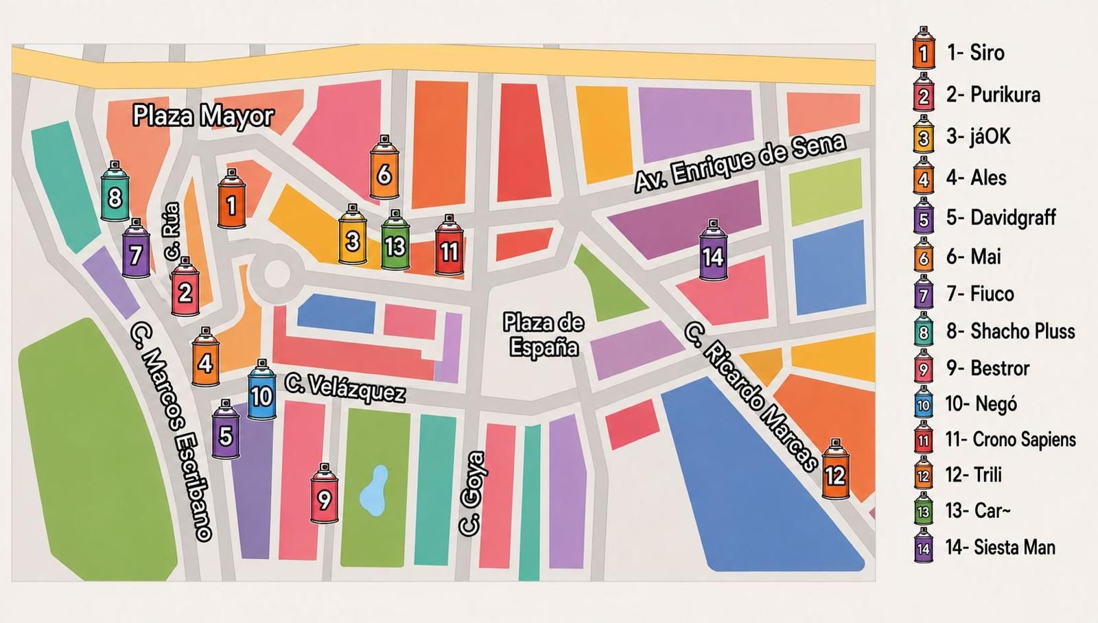 mapa arte