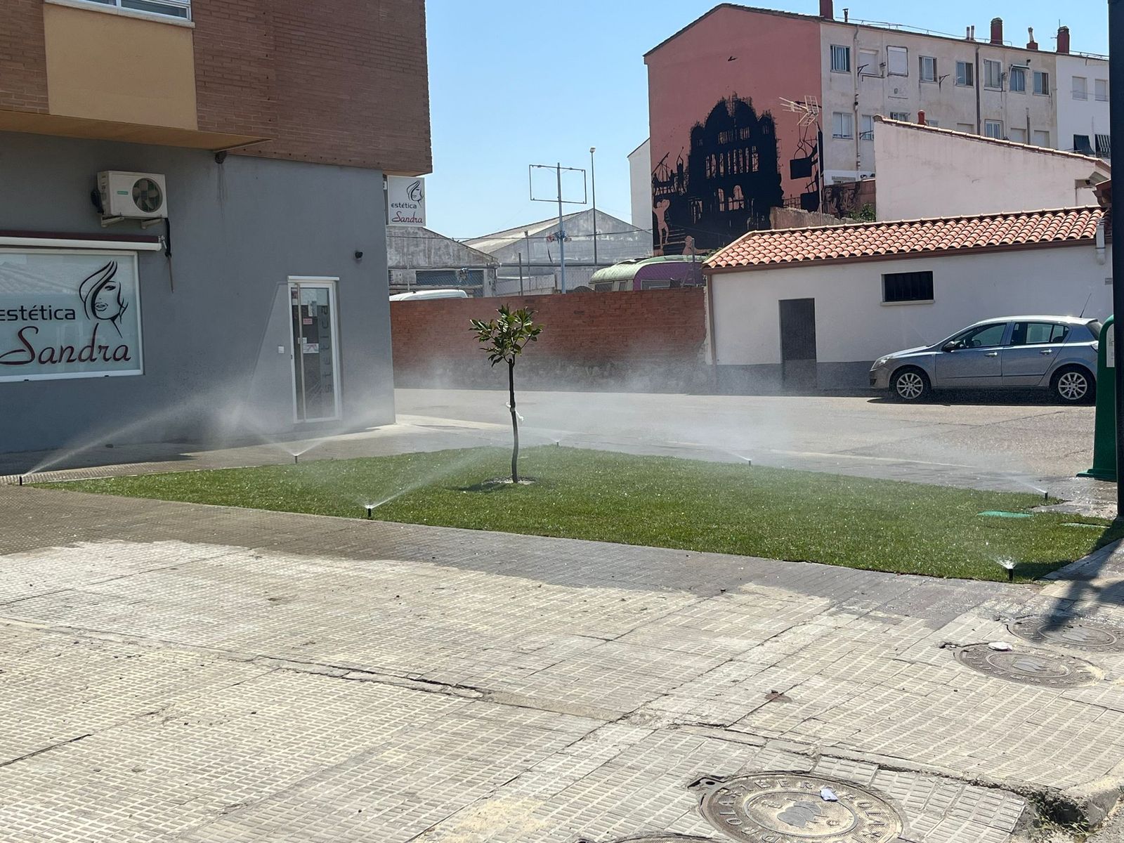 Finzalizan los trabajos de ajardinamiento en la calle Amor de Dios 